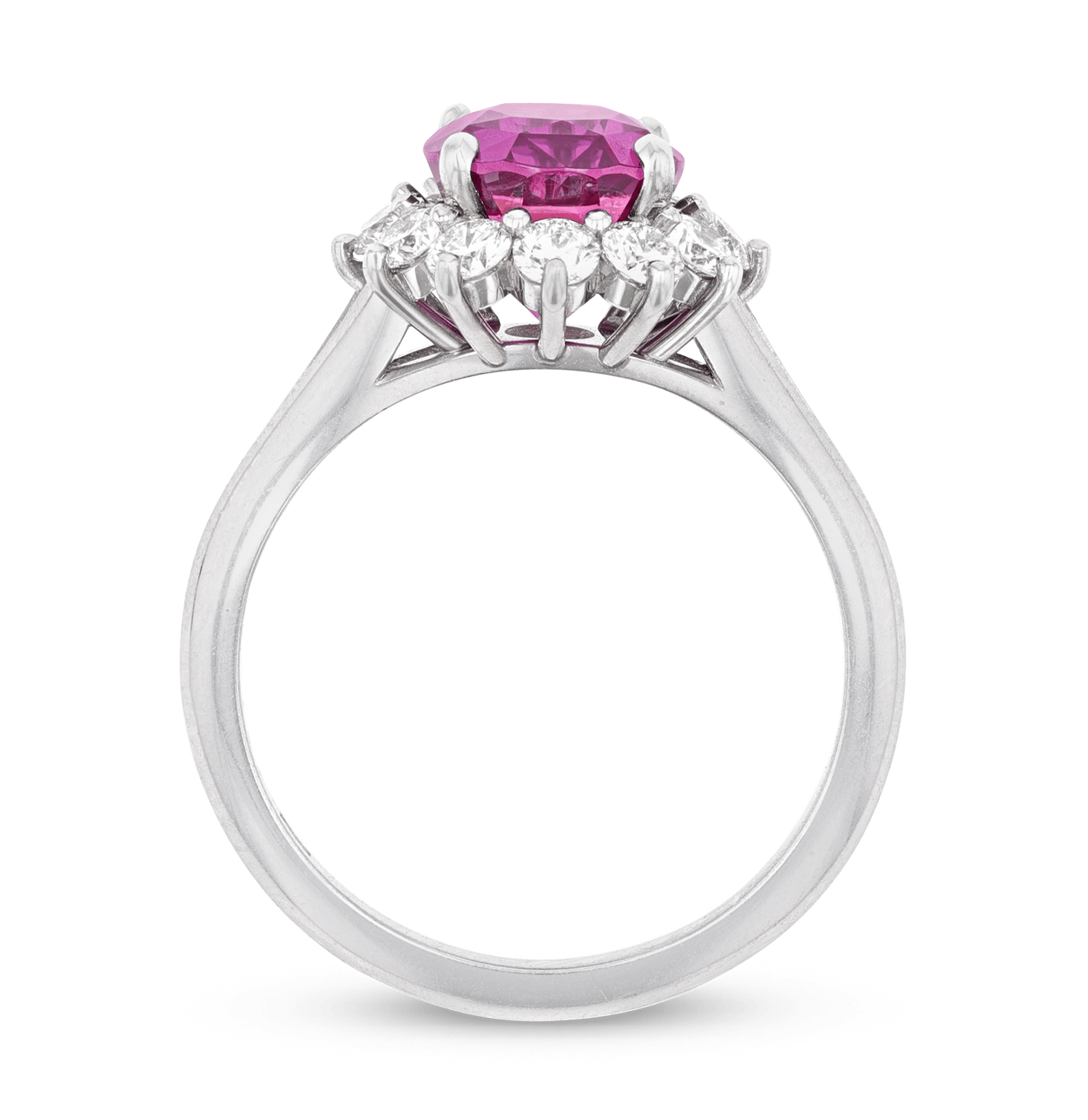 Unheated Ceylon Sapphire Ring, 3.02 Carats