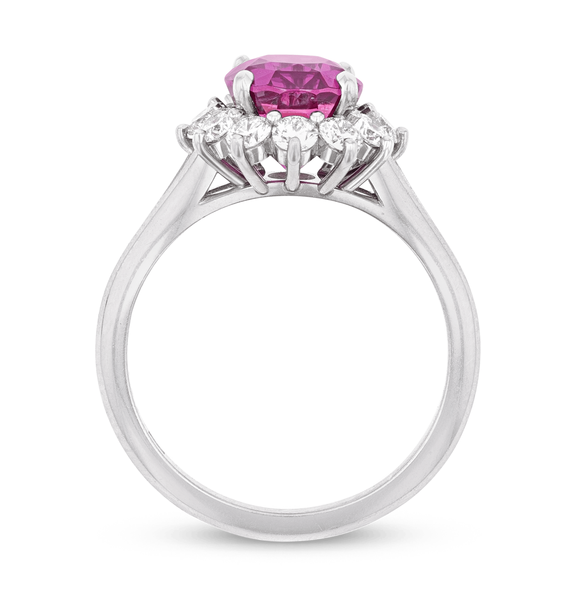 Unheated Ceylon Sapphire Ring, 3.02 Carats