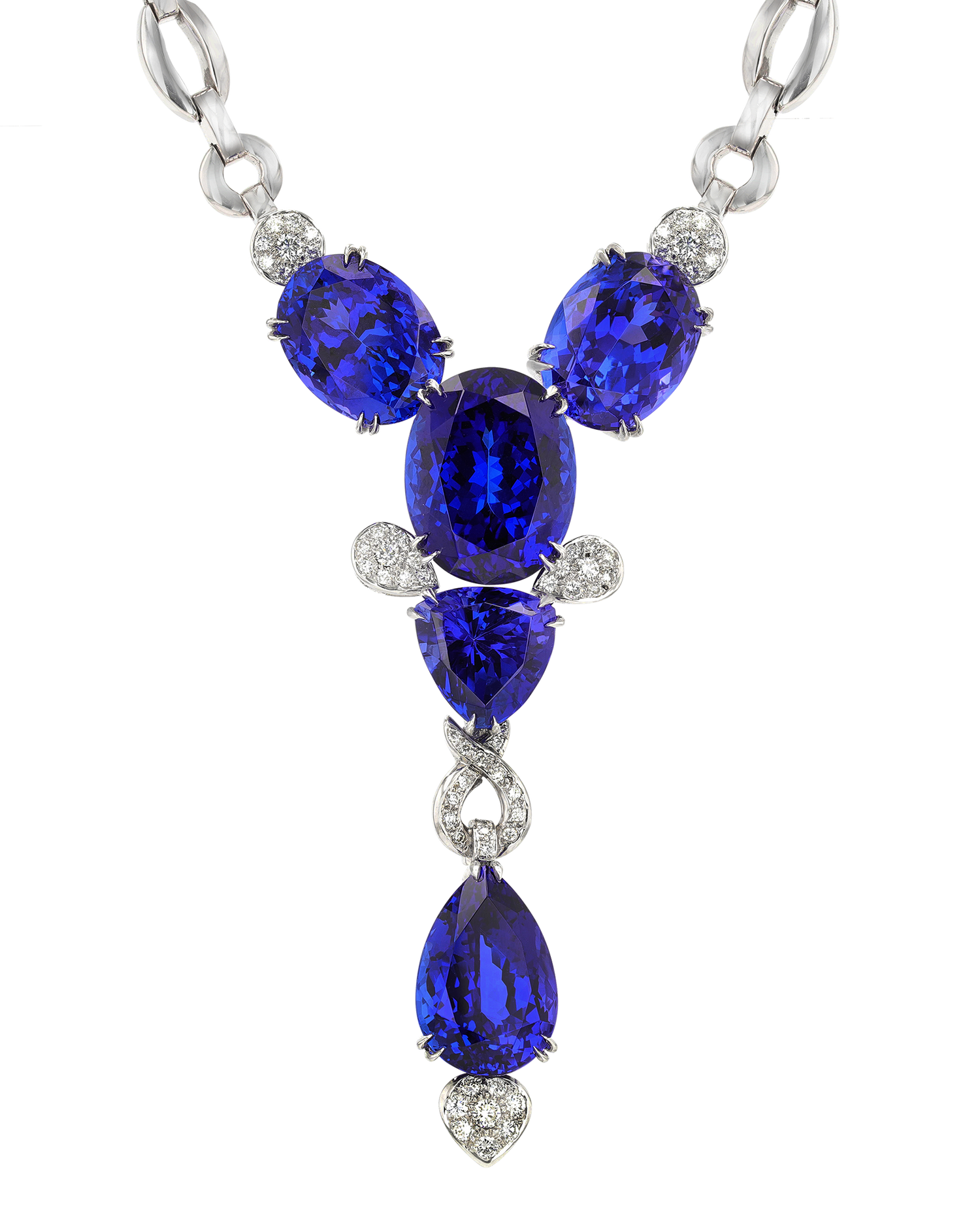 Tanzanite Necklace, 65.67 Carats