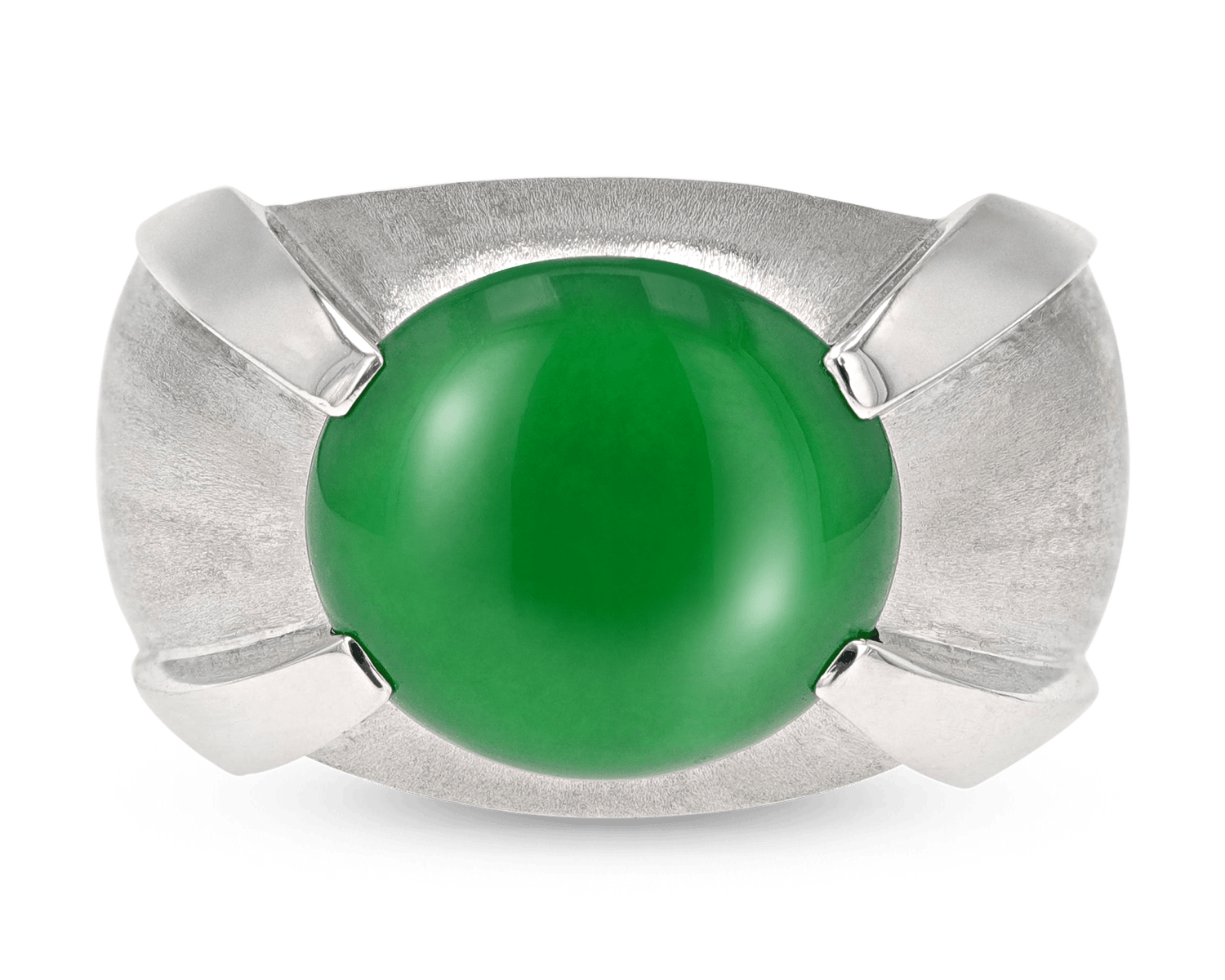 Men's Jade Ring, 8.11 Carats