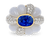 David Webb Sapphire and Diamond Ring