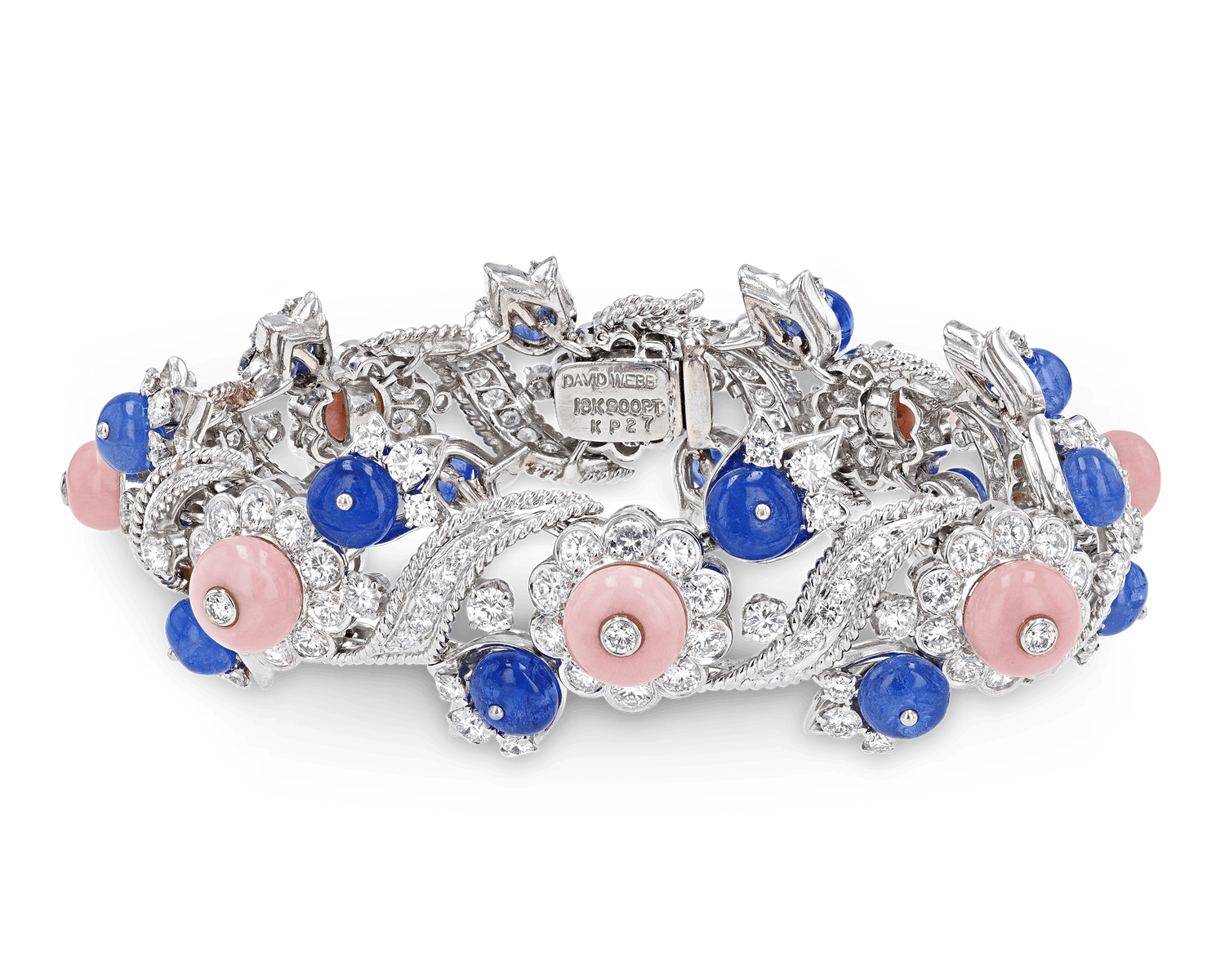 David Webb Sapphire Bracelet, 23.28 Carats
