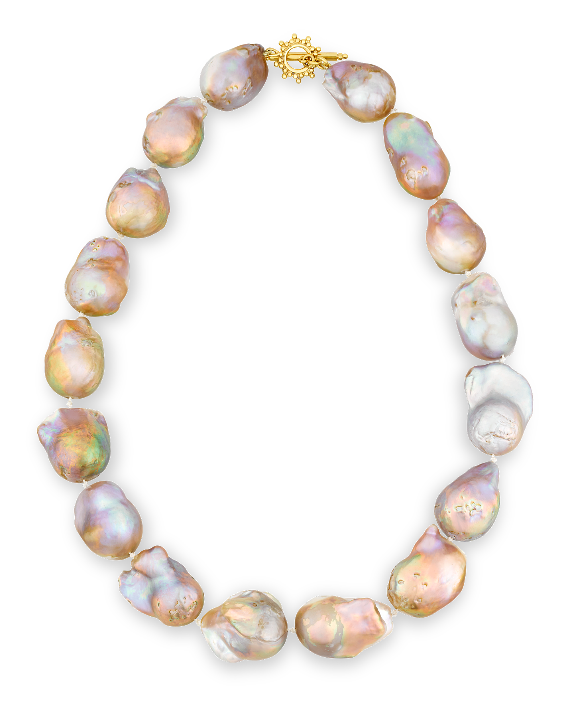 Yangtze Fireball Pearl Necklace