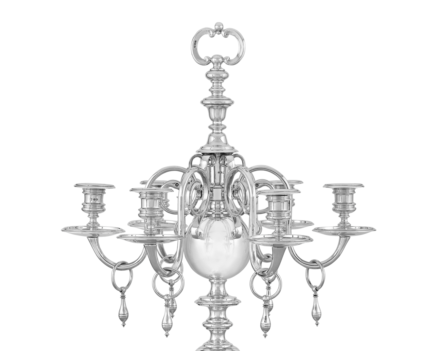 Pair of Silver Candelabra by Thomas Bradbury