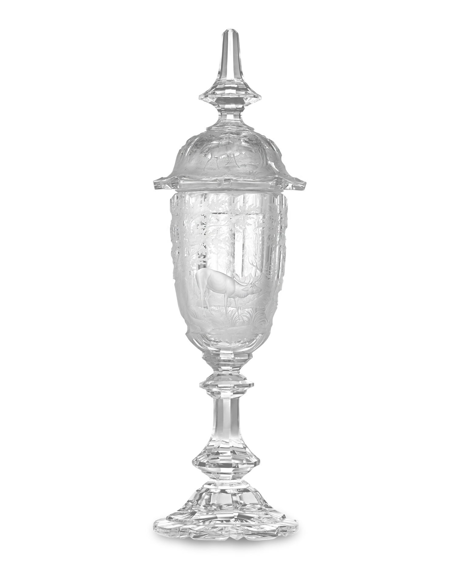 Bohemian Crystal Goblet