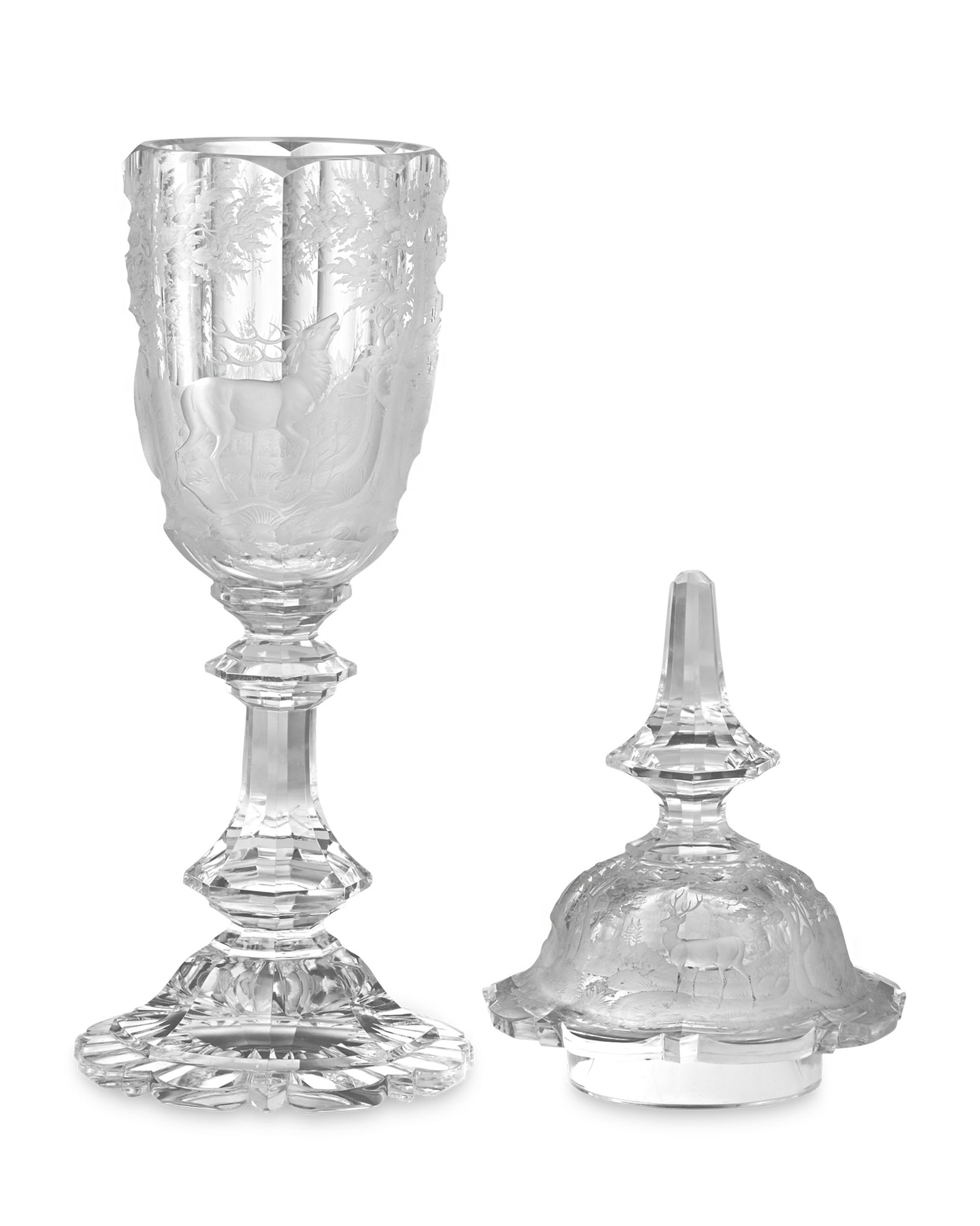 Bohemian Crystal Goblet