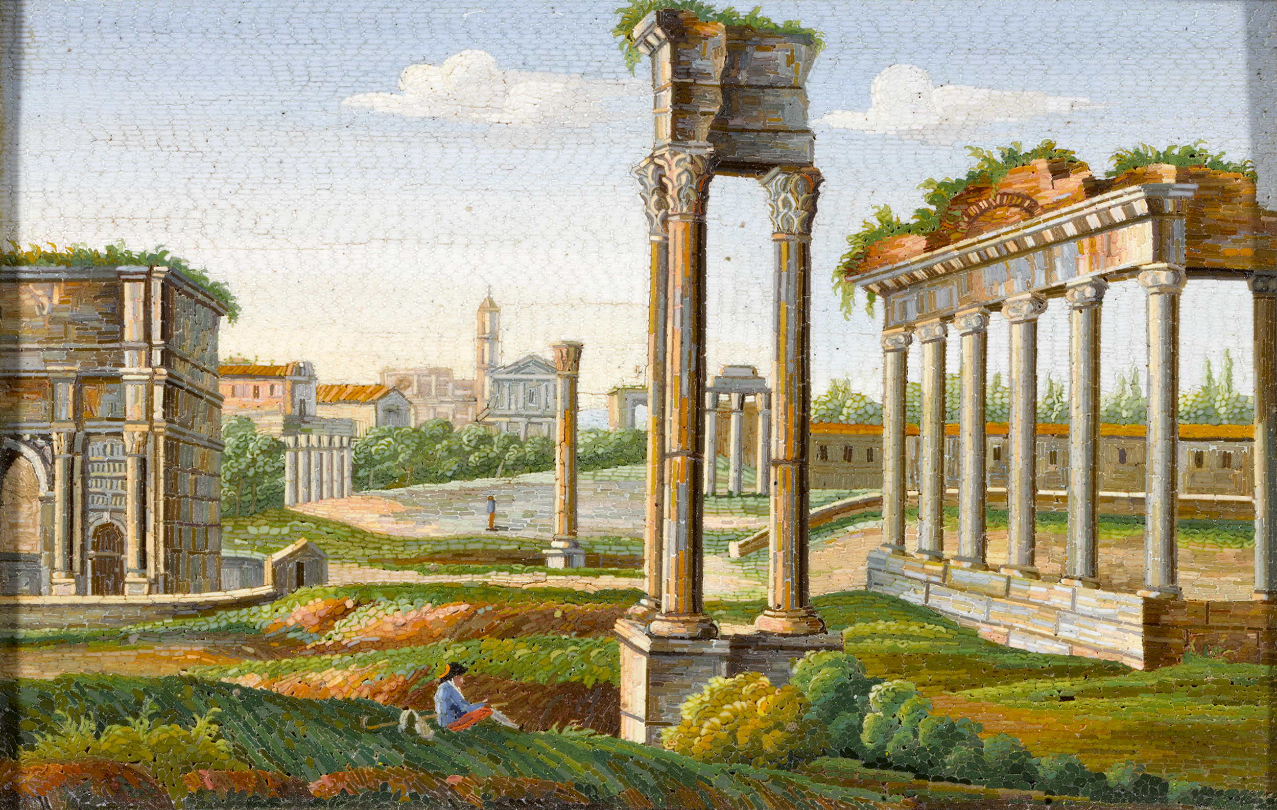 Micromosaic Plaque of the Roman Forum