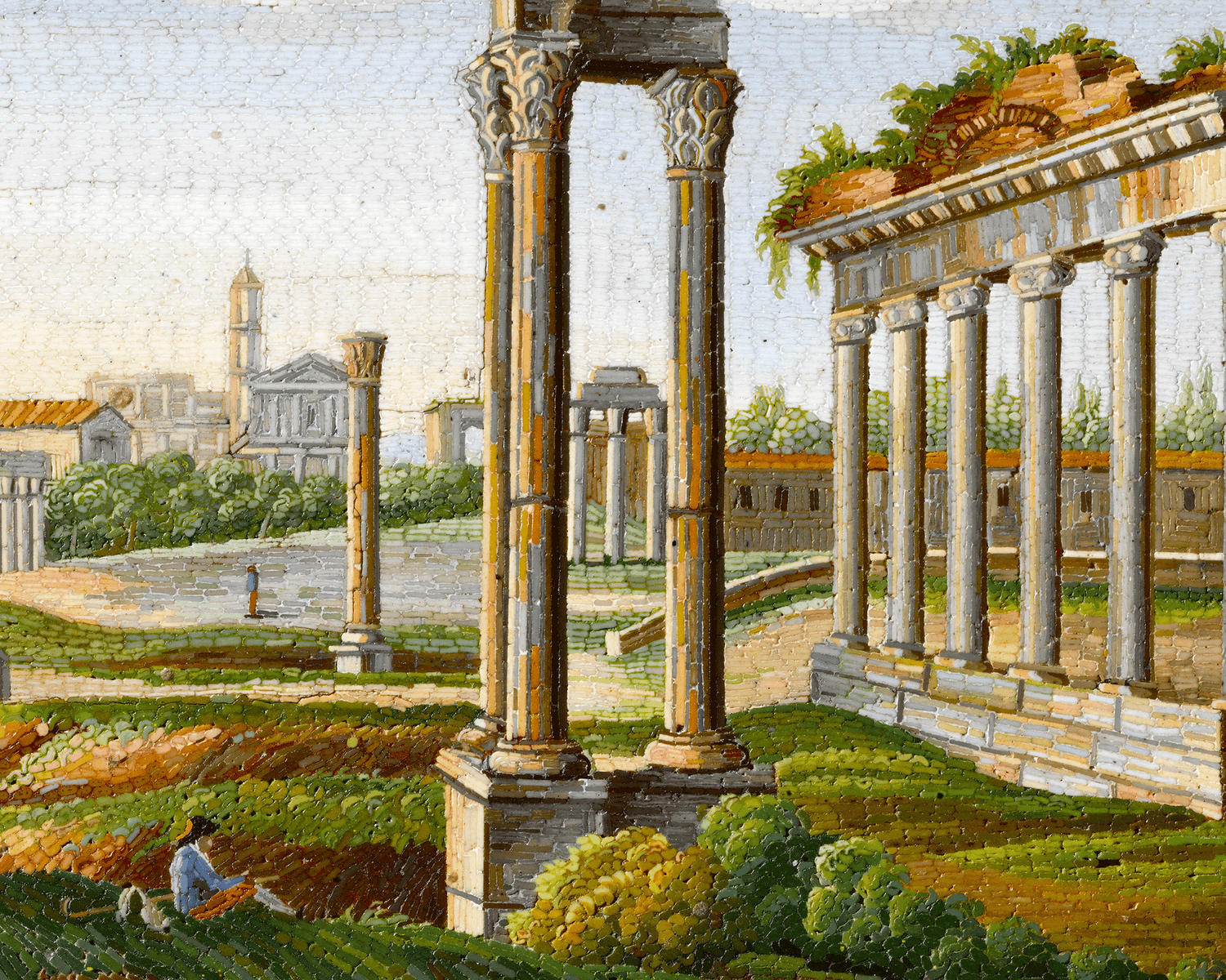 Micromosaic Plaque of the Roman Forum