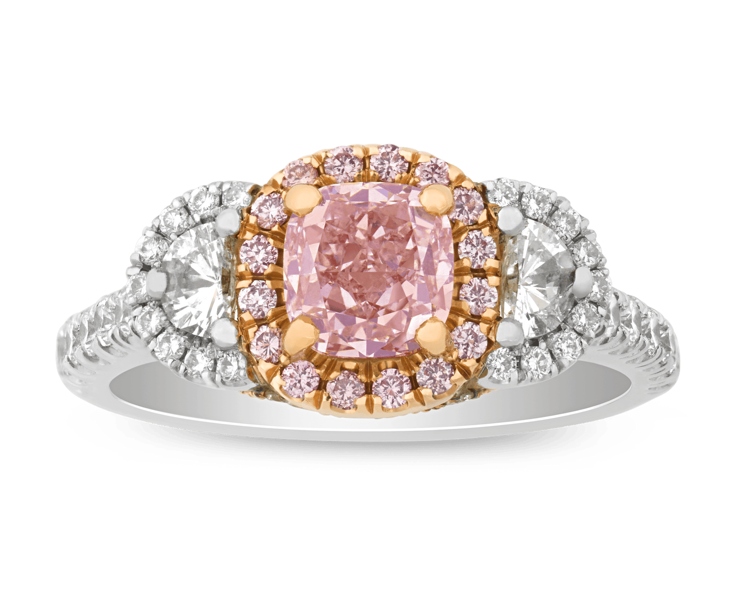 Fancy Pink Diamond Ring, 1.02 Carats