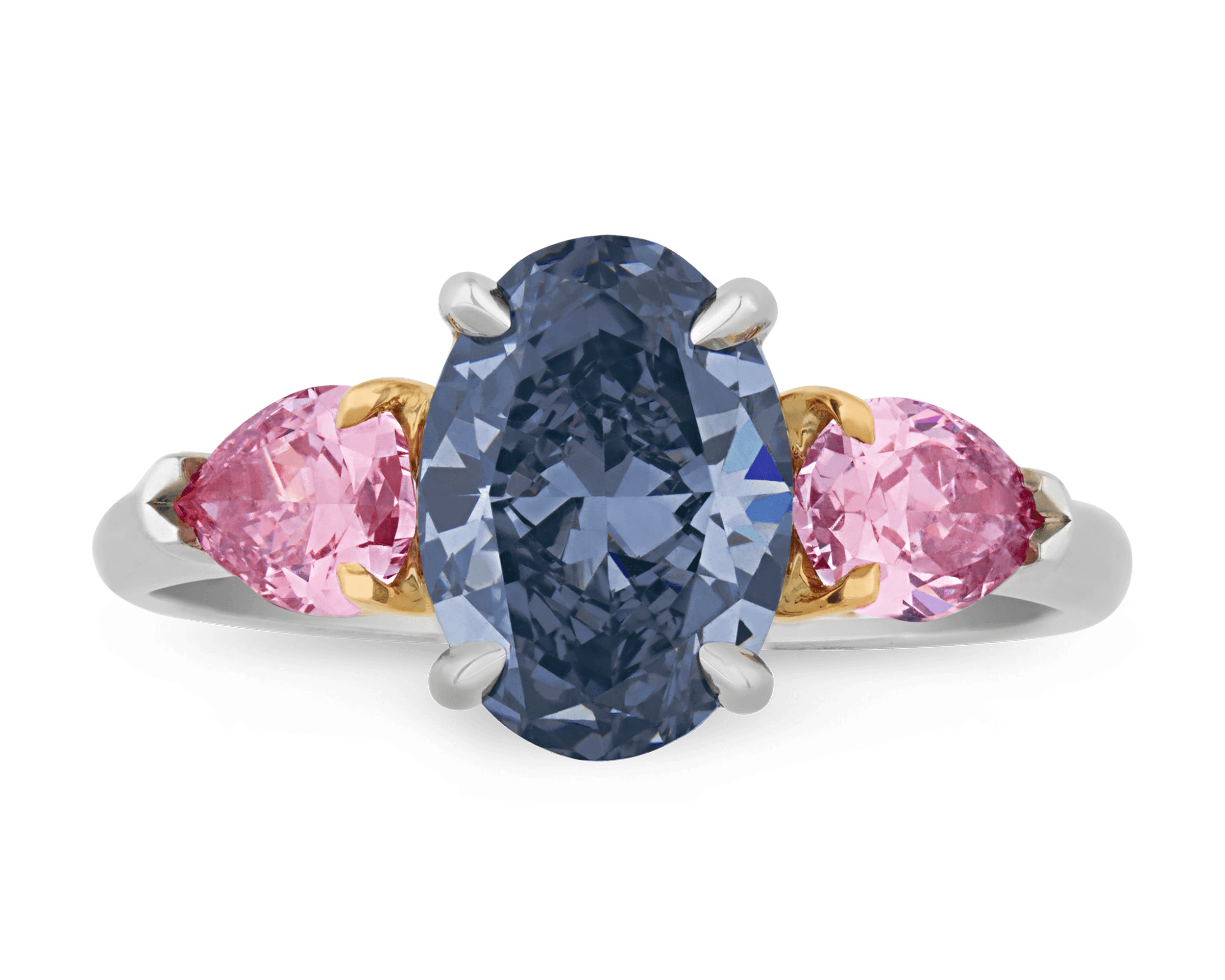 Fancy Deep Blue Diamond Ring, 1.50 Carats