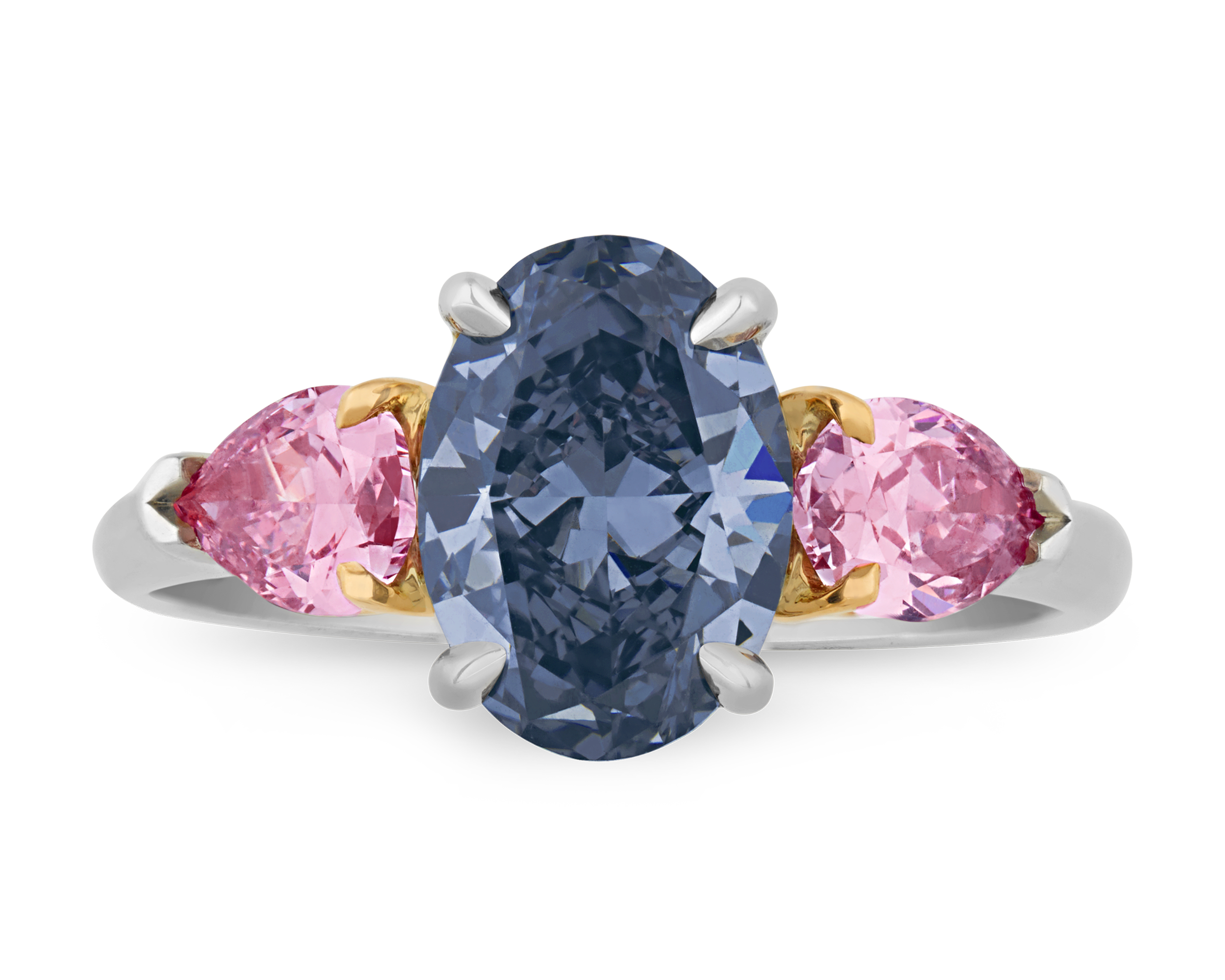 Fancy Deep Blue Diamond Ring, 1.50 Carats