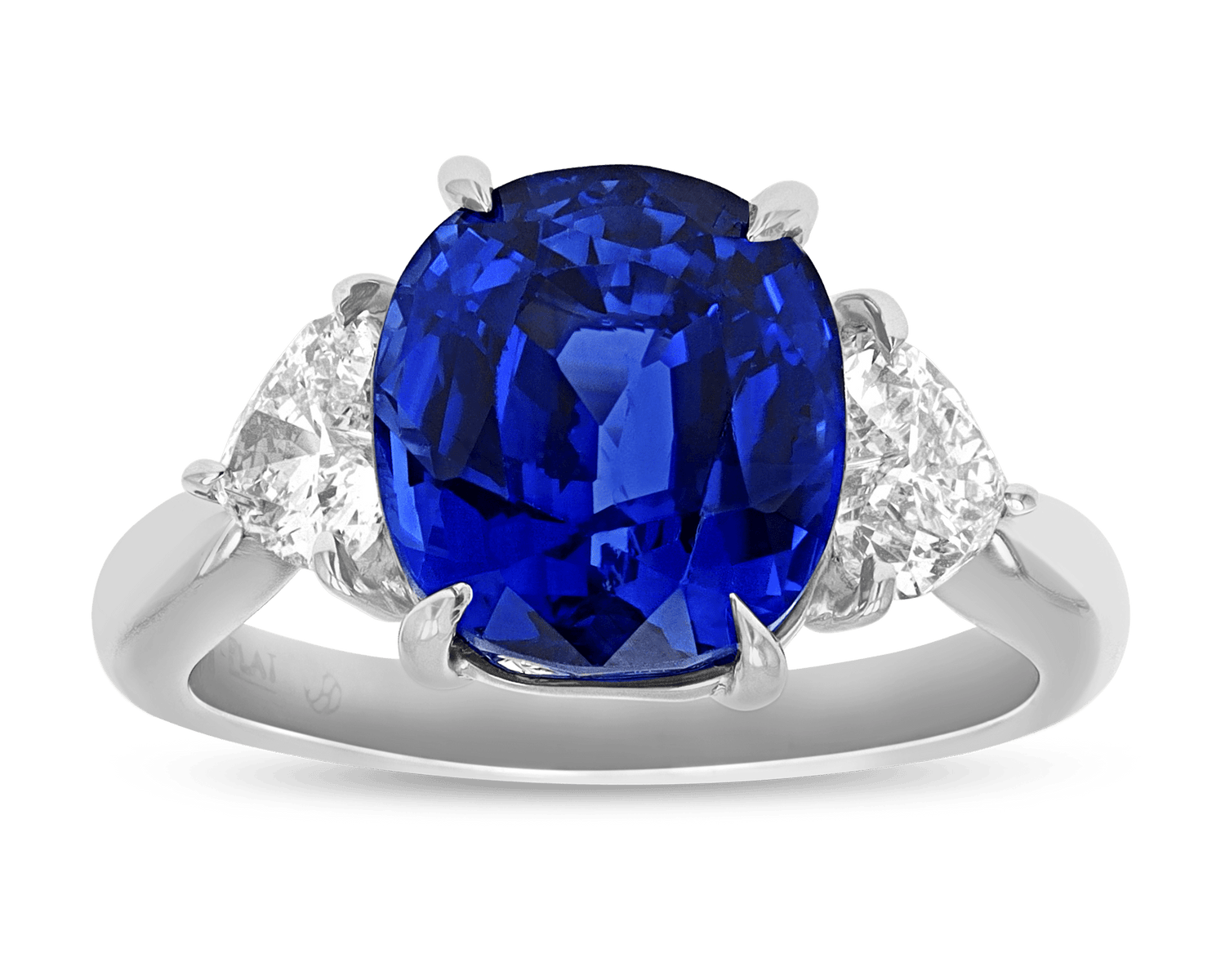 Oval Sapphire Ring, 6.77 Carats