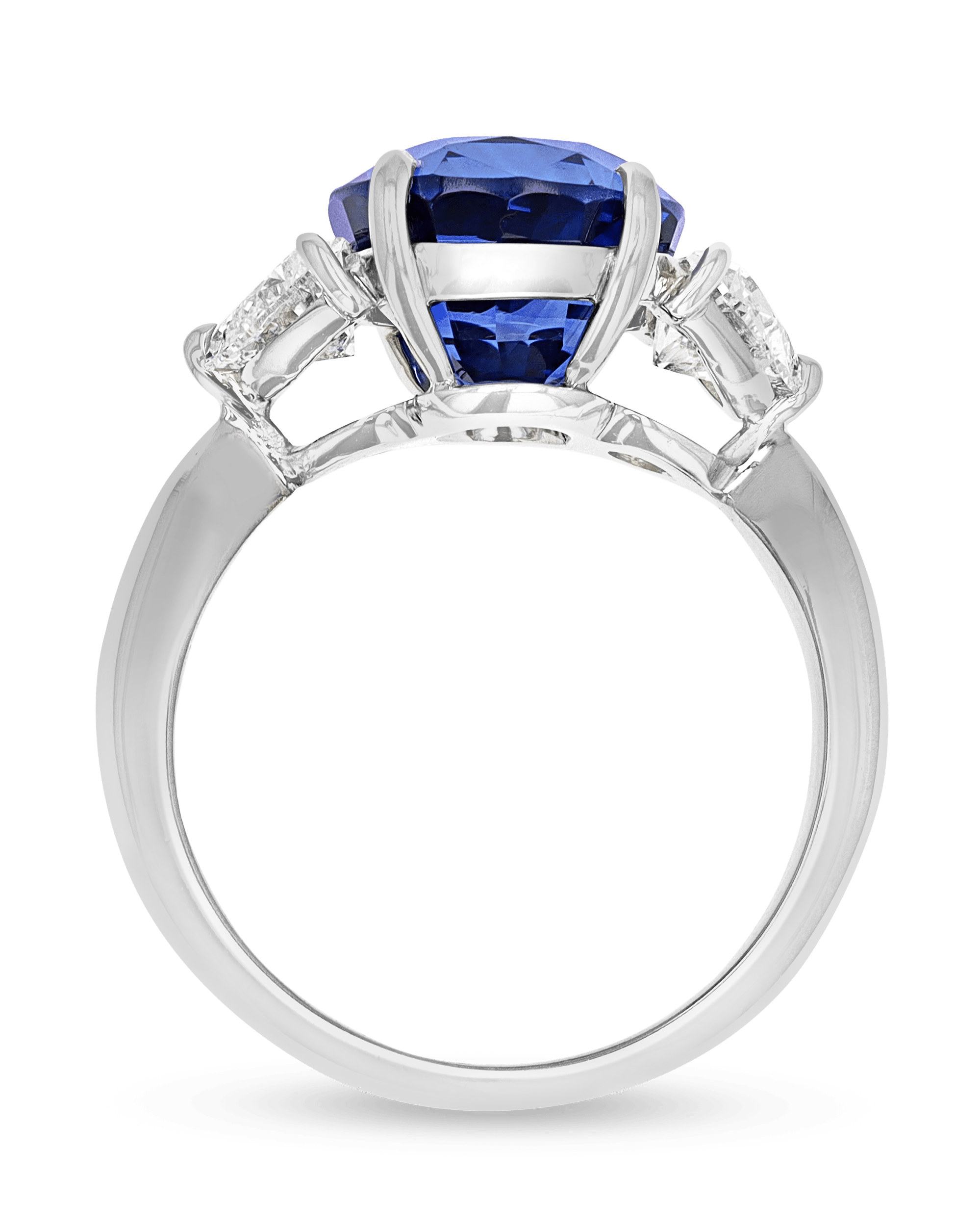 Oval Sapphire Ring, 6.77 Carats