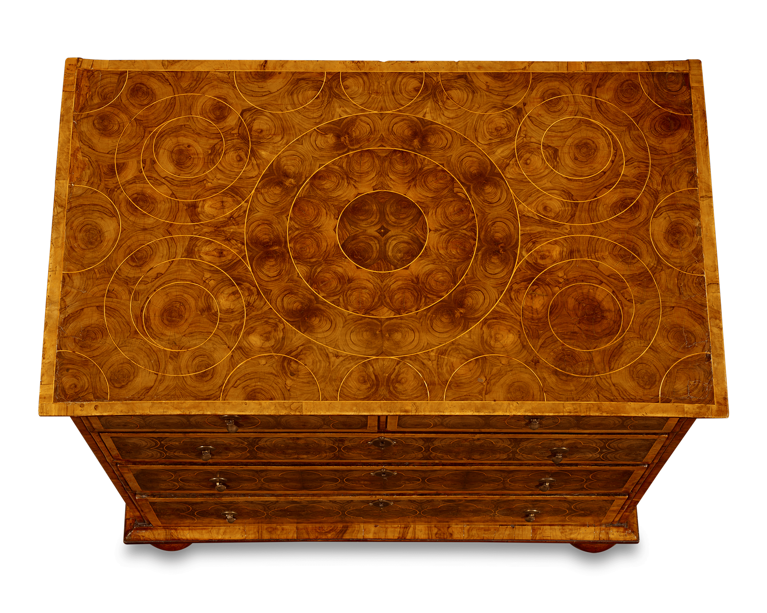 William and Mary Oysterwood Chest