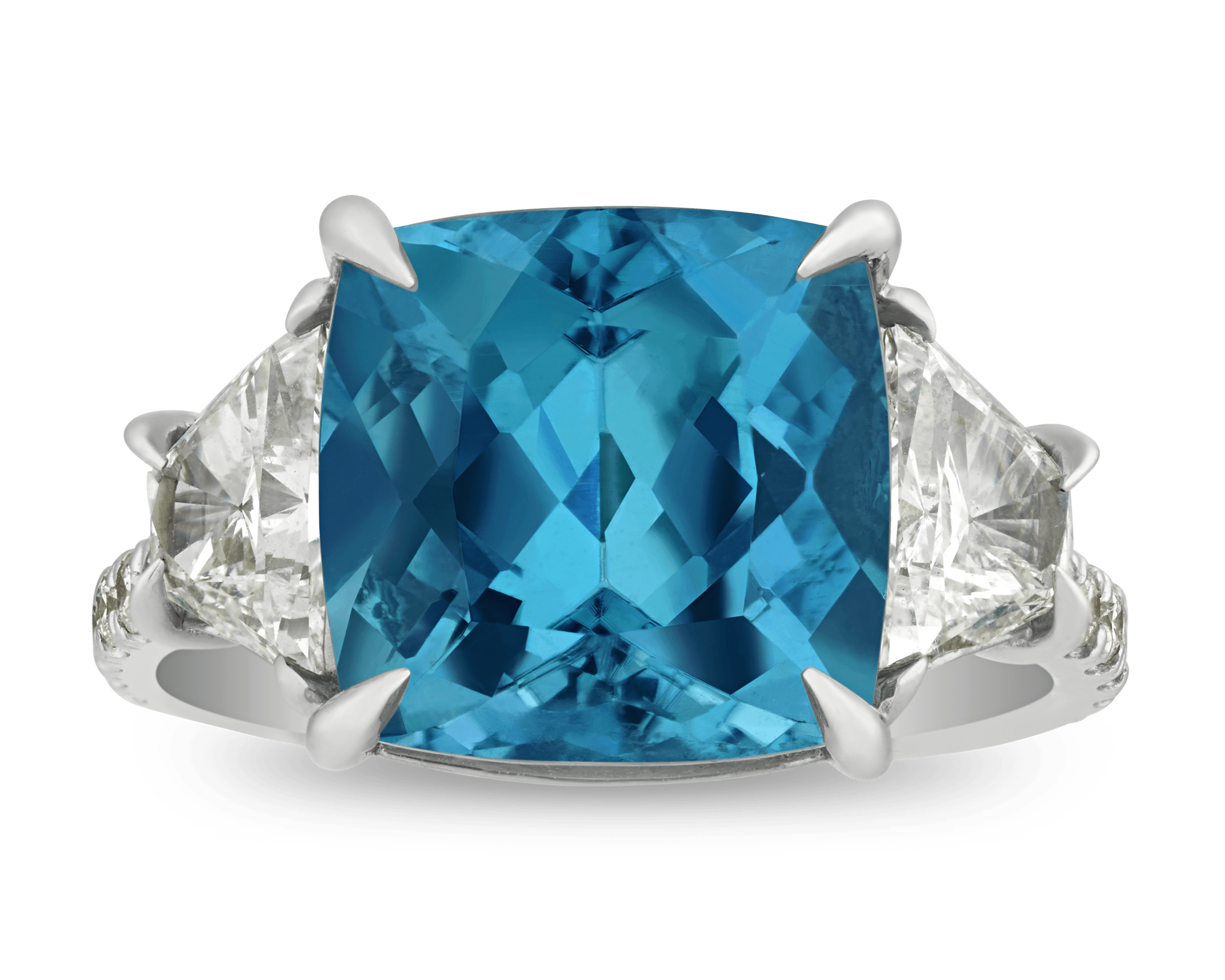 Brazilian Paraiba Ring, 6.06 Carats