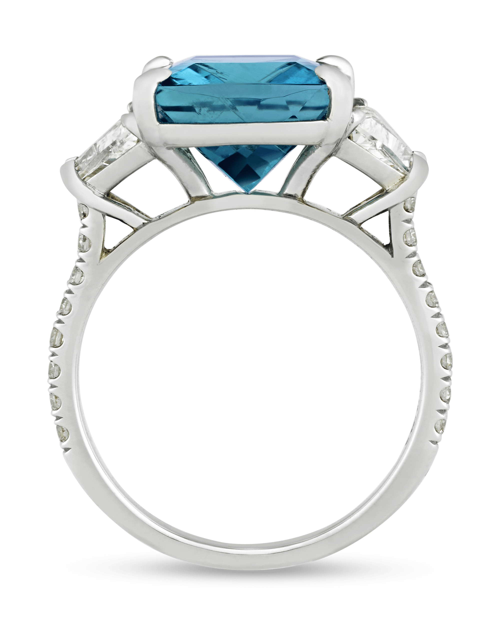 Brazilian Paraiba Ring, 6.06 Carats