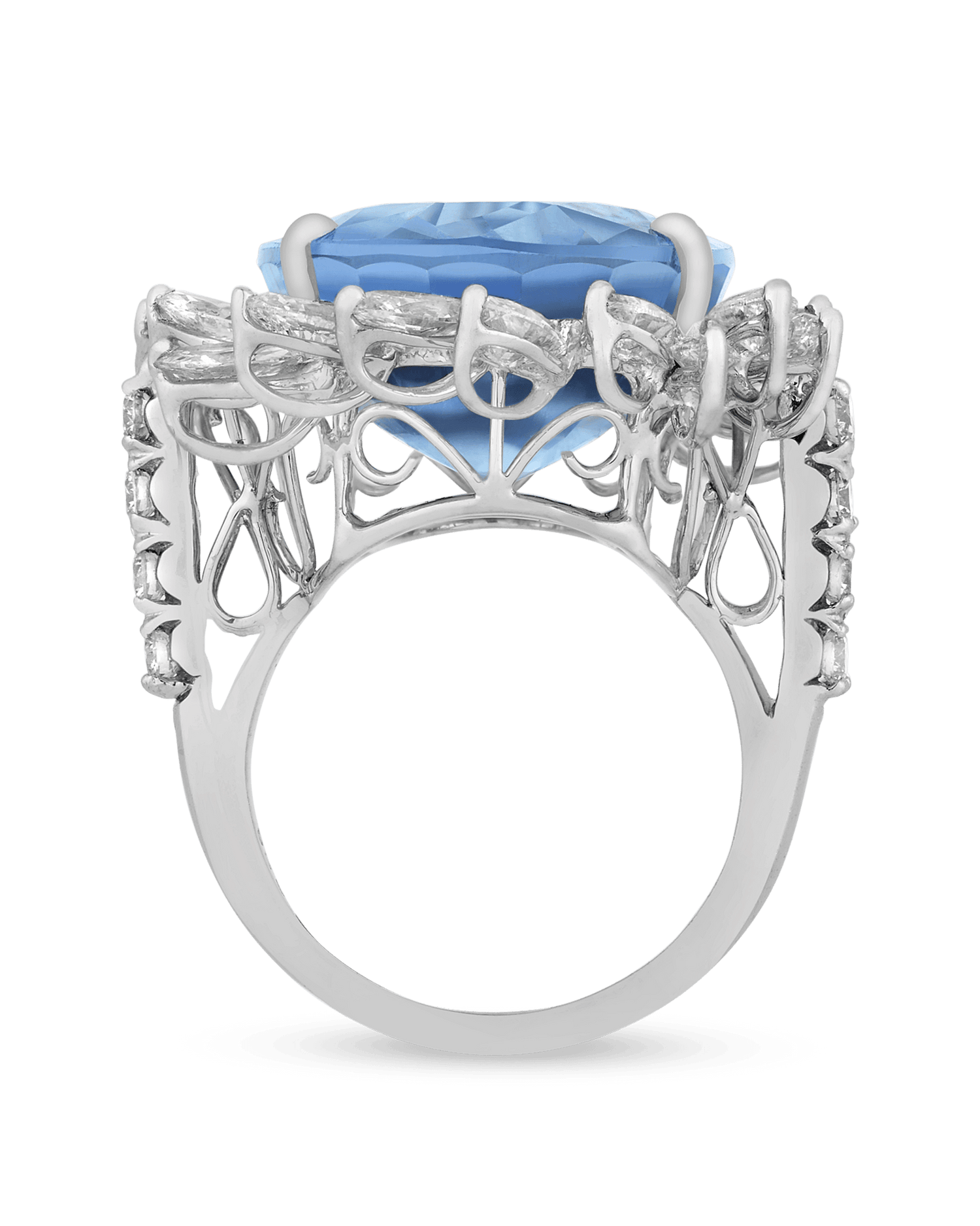 Untreated Paraiba Tourmaline Ring, 23.24 Carats