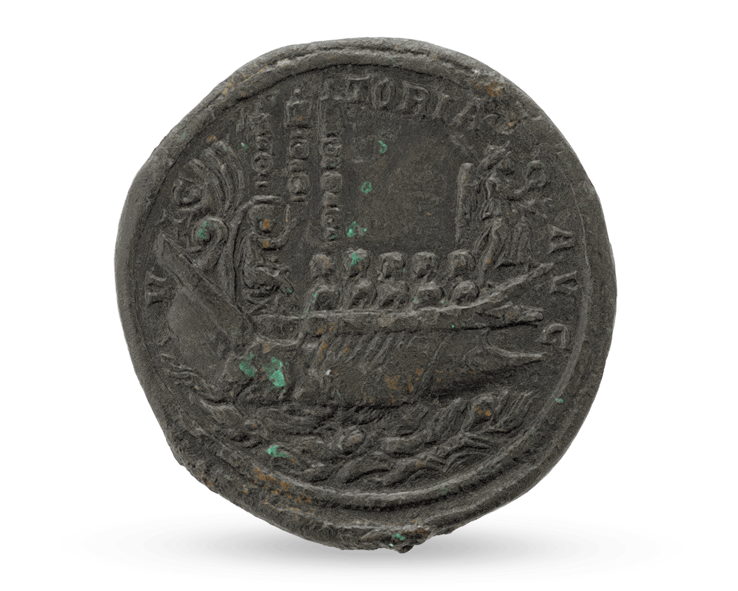 Roman Bronze Medallion of Constantine the Great