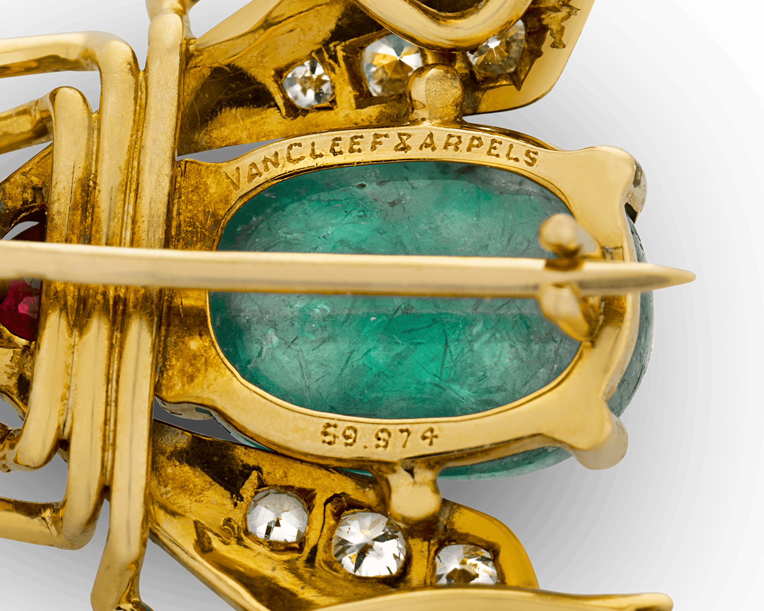 Van Cleef & Arpels Emerald Bee Pins