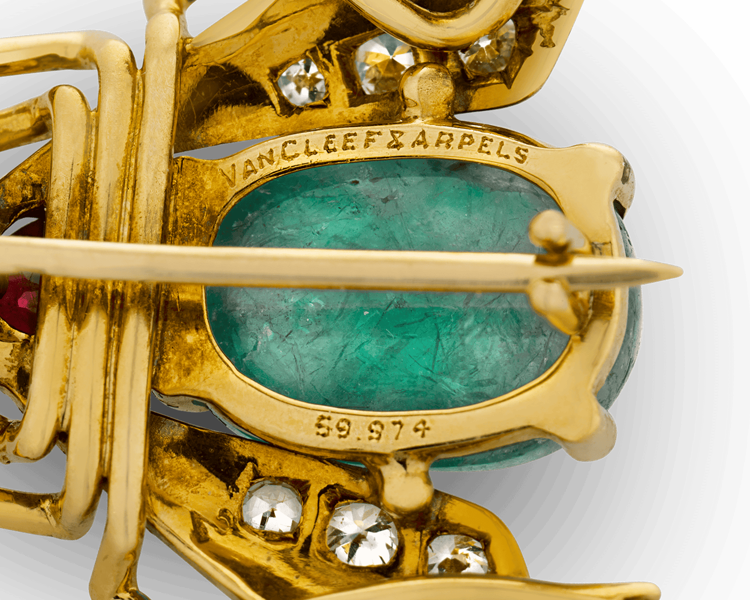 Van Cleef & Arpels Emerald Bee Pins