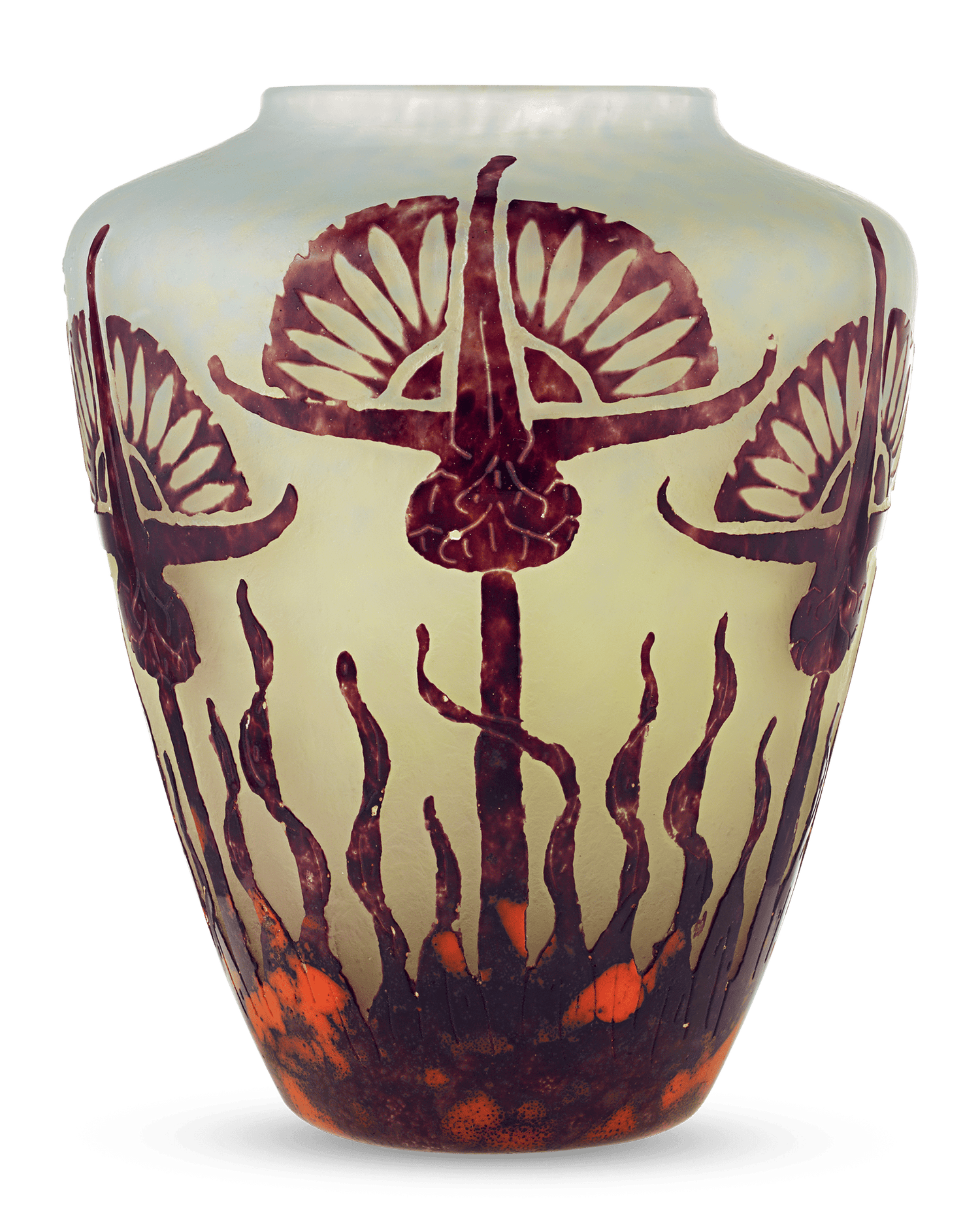 Le Verre Français Chardons Vase