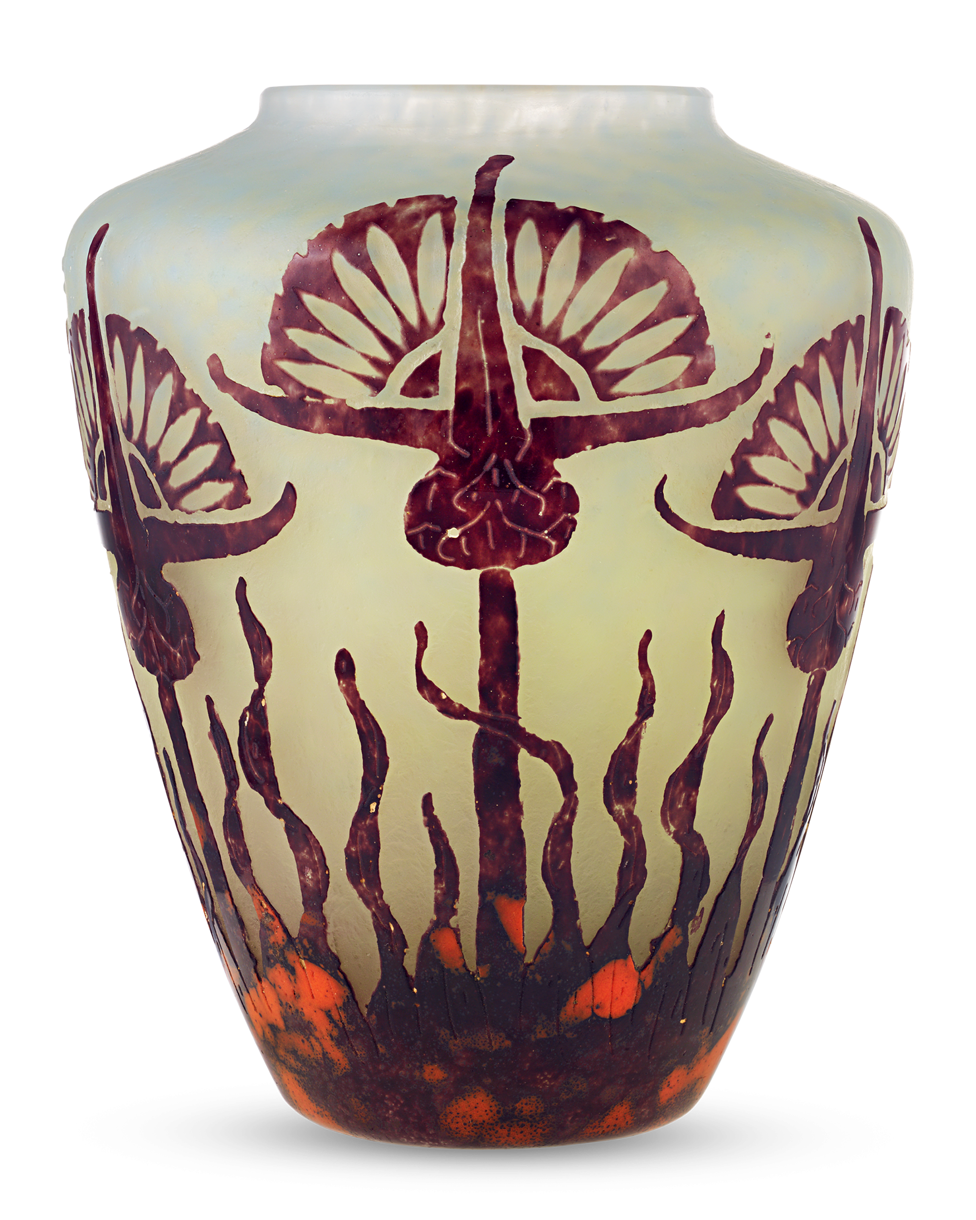 Le Verre Français Chardons Vase