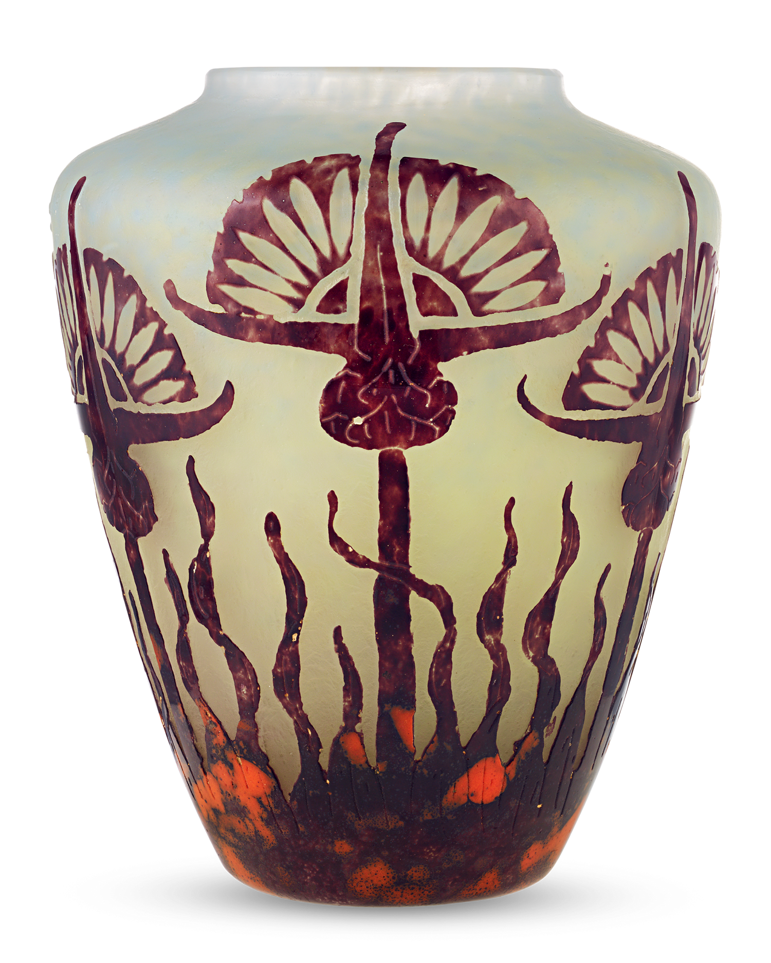 Le Verre Français Chardons Vase