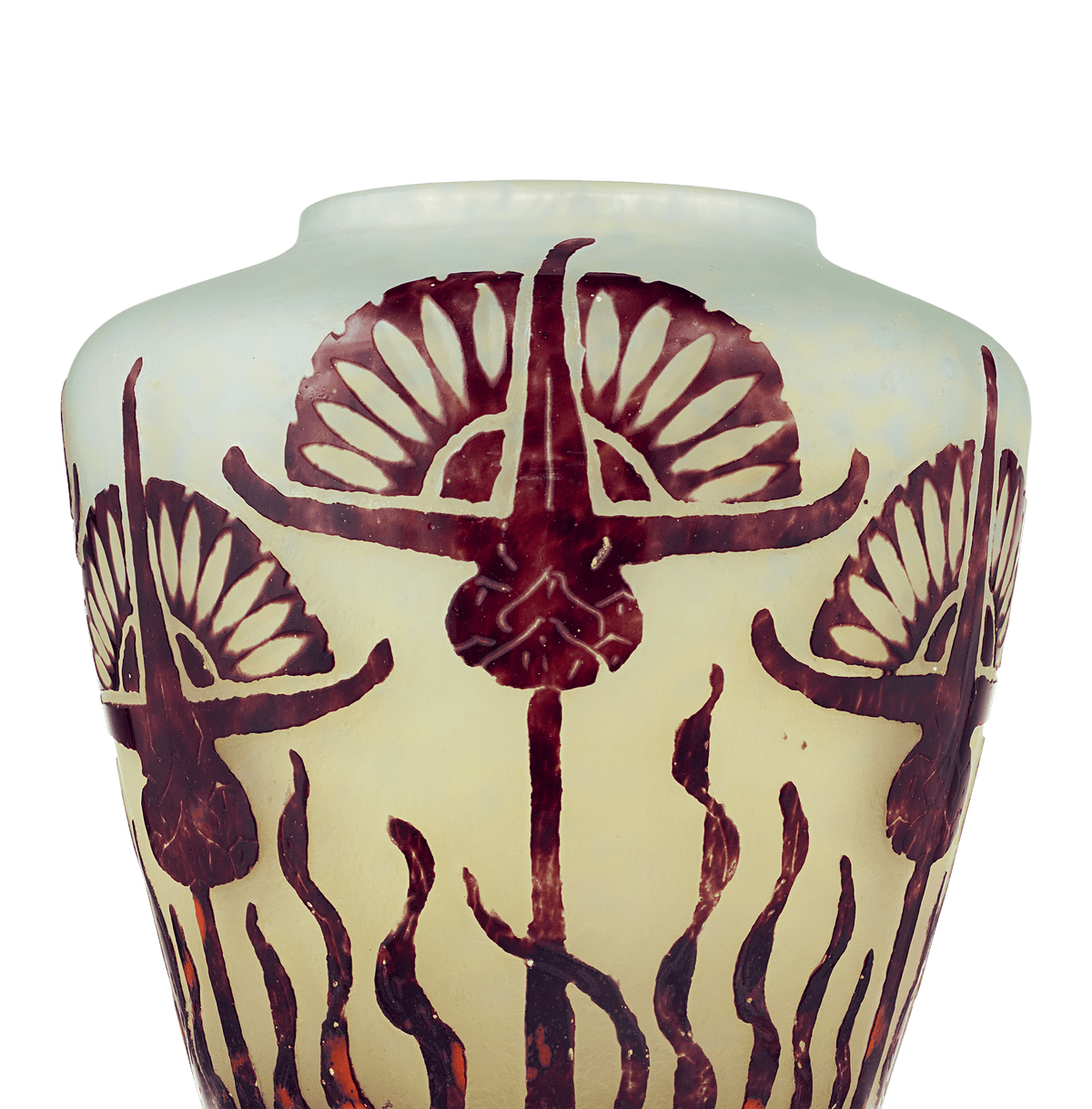 Le Verre Français Chardons Vase