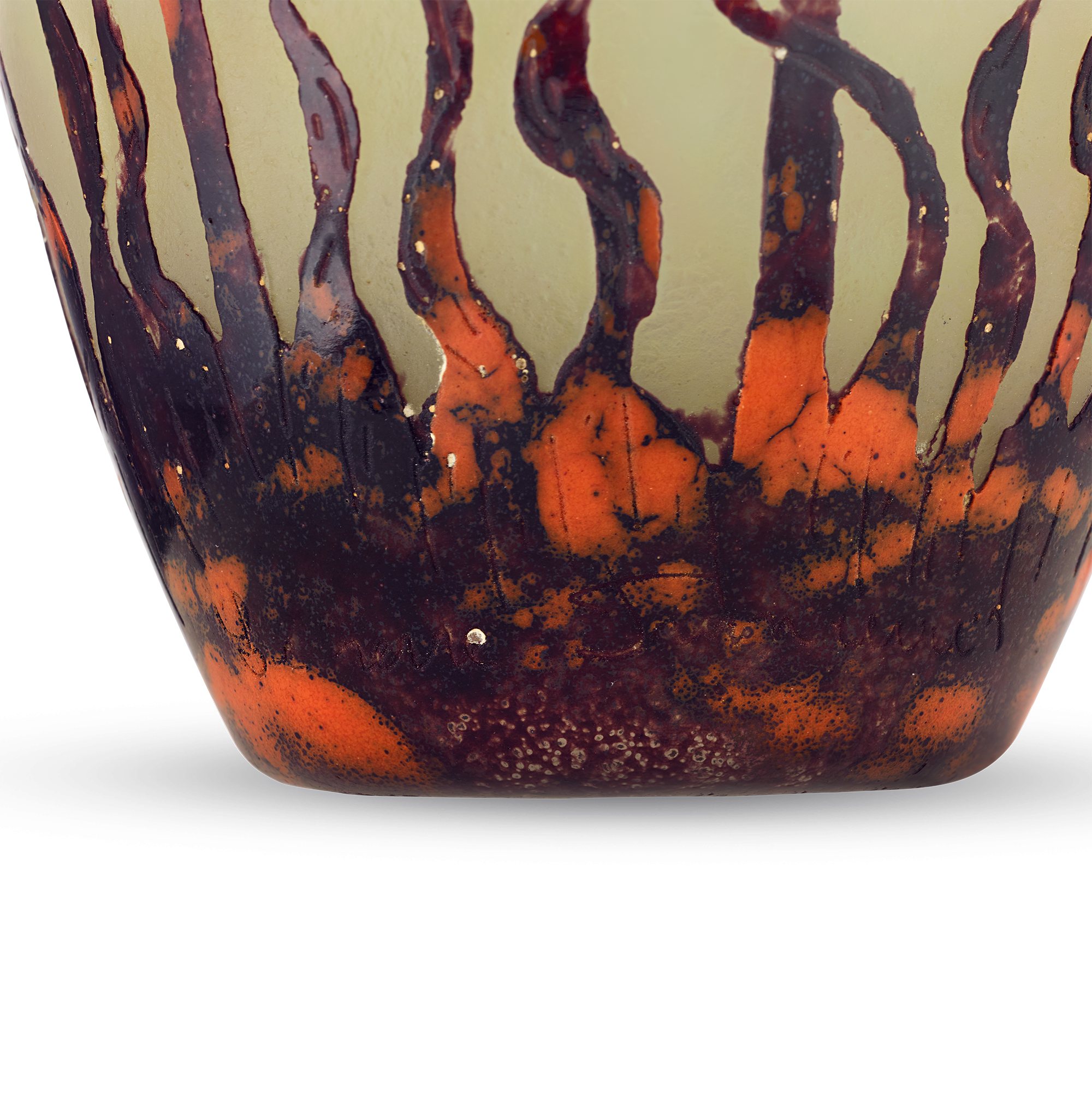 Le Verre Français Chardons Vase