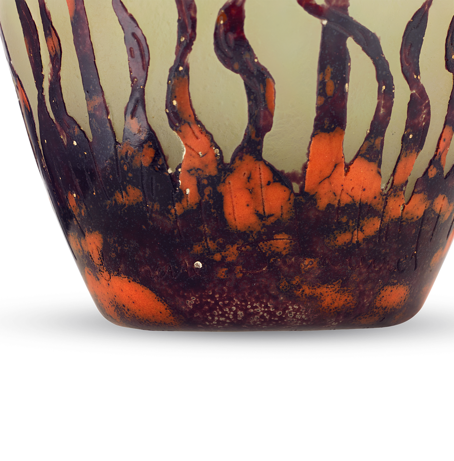 Le Verre Français Chardons Vase