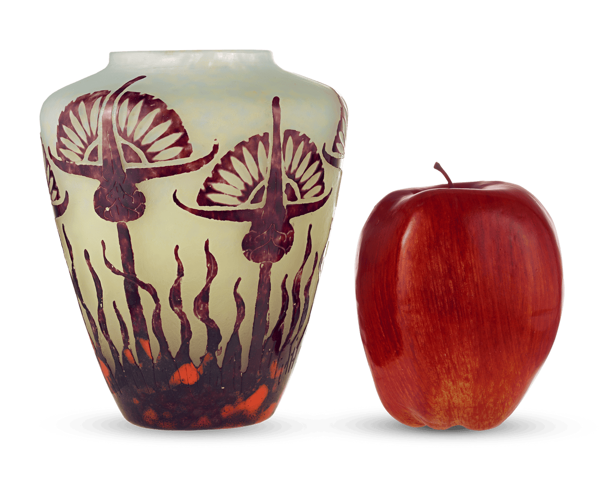 Le Verre Français Chardons Vase