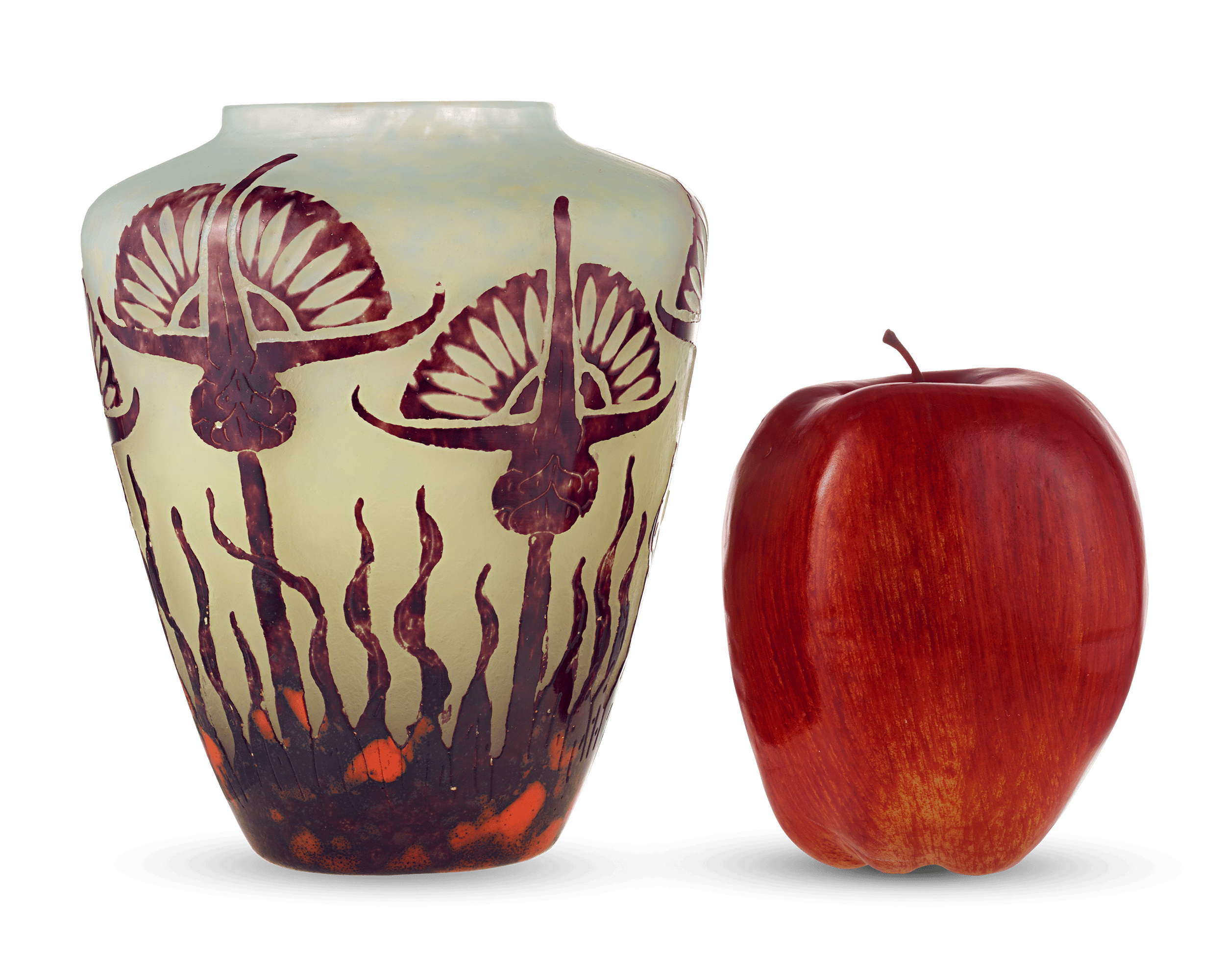 Le Verre Français Chardons Vase