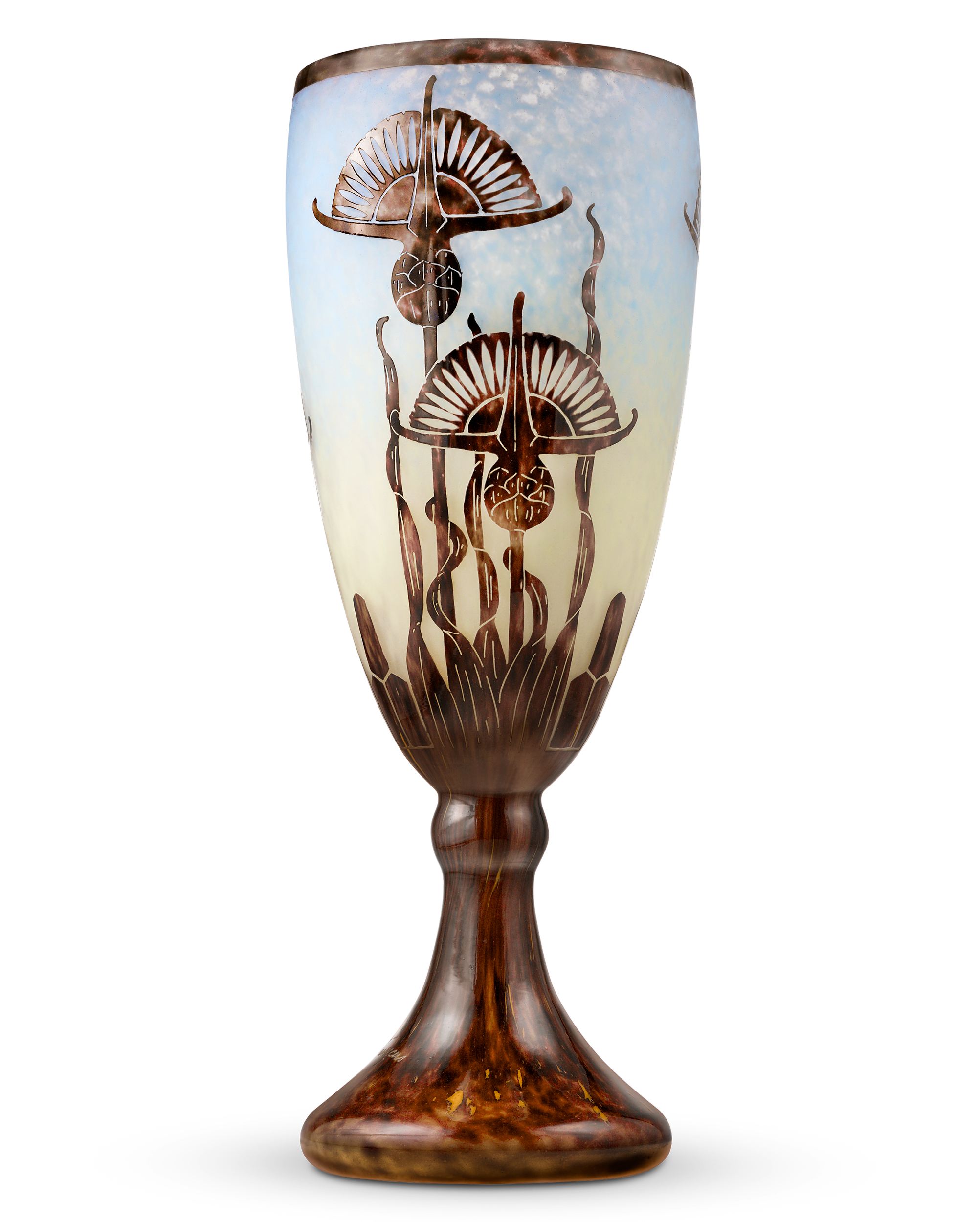 Le Verre Français Chardons Tall Vase