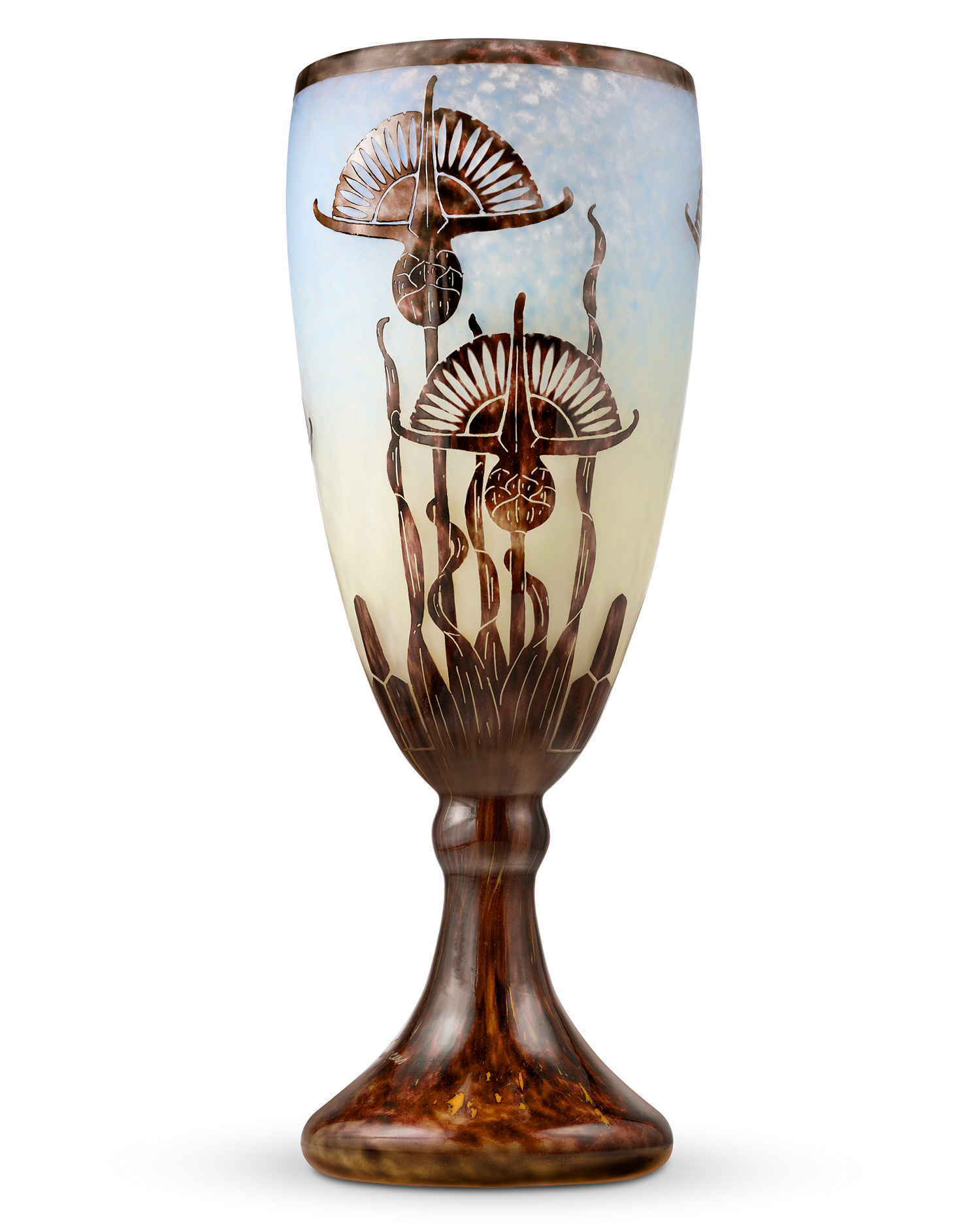 Le Verre Français Chardons Tall Vase