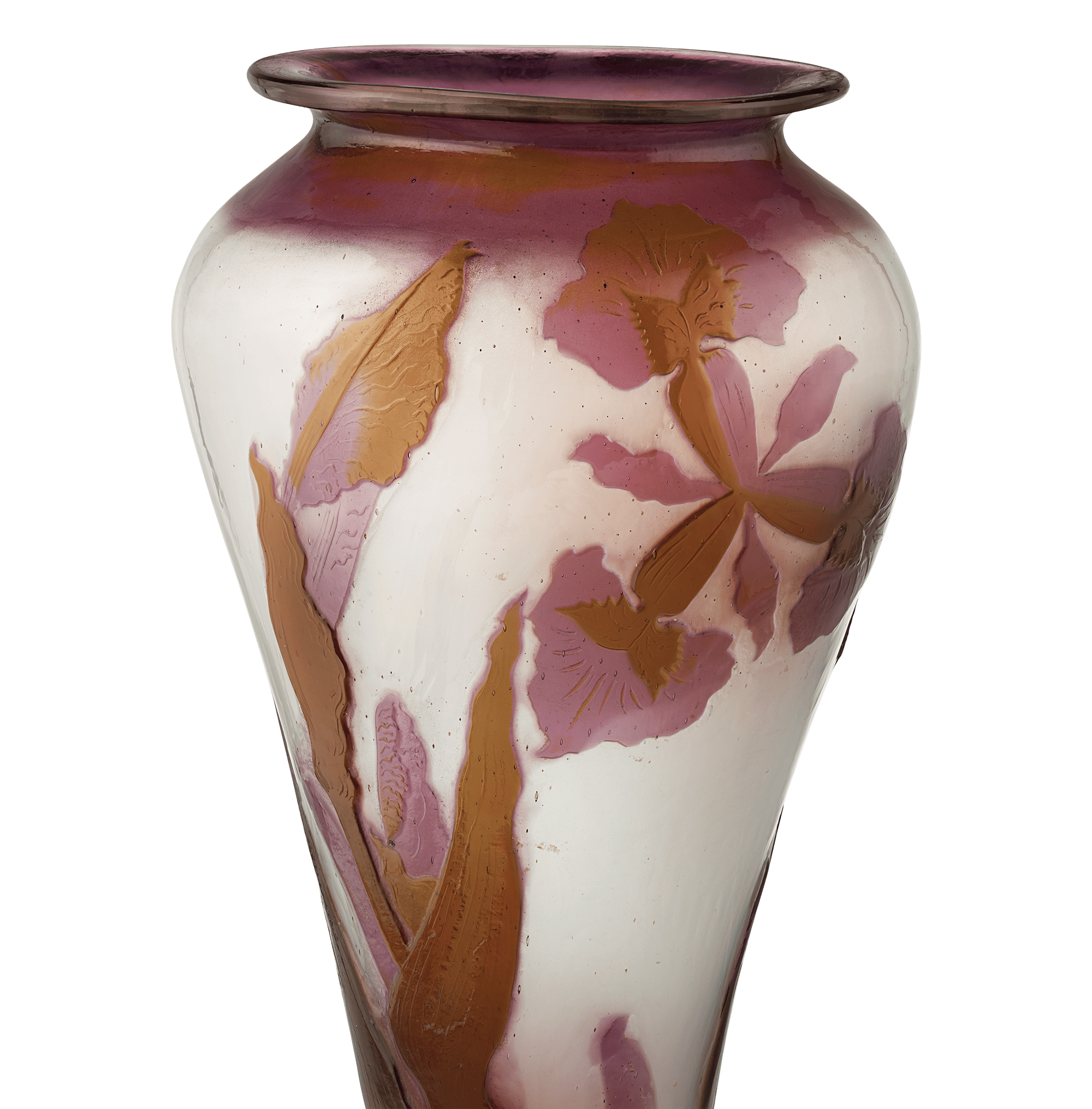 Émile Gallé Glass Vase