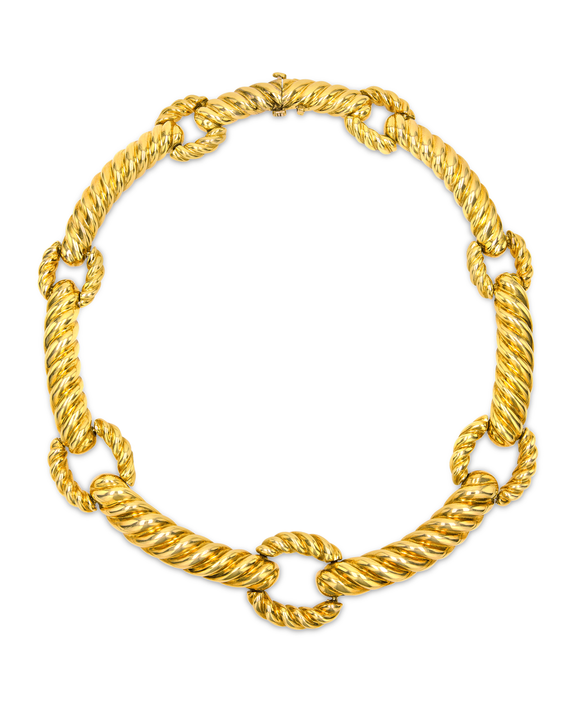 David Webb Gold Necklace