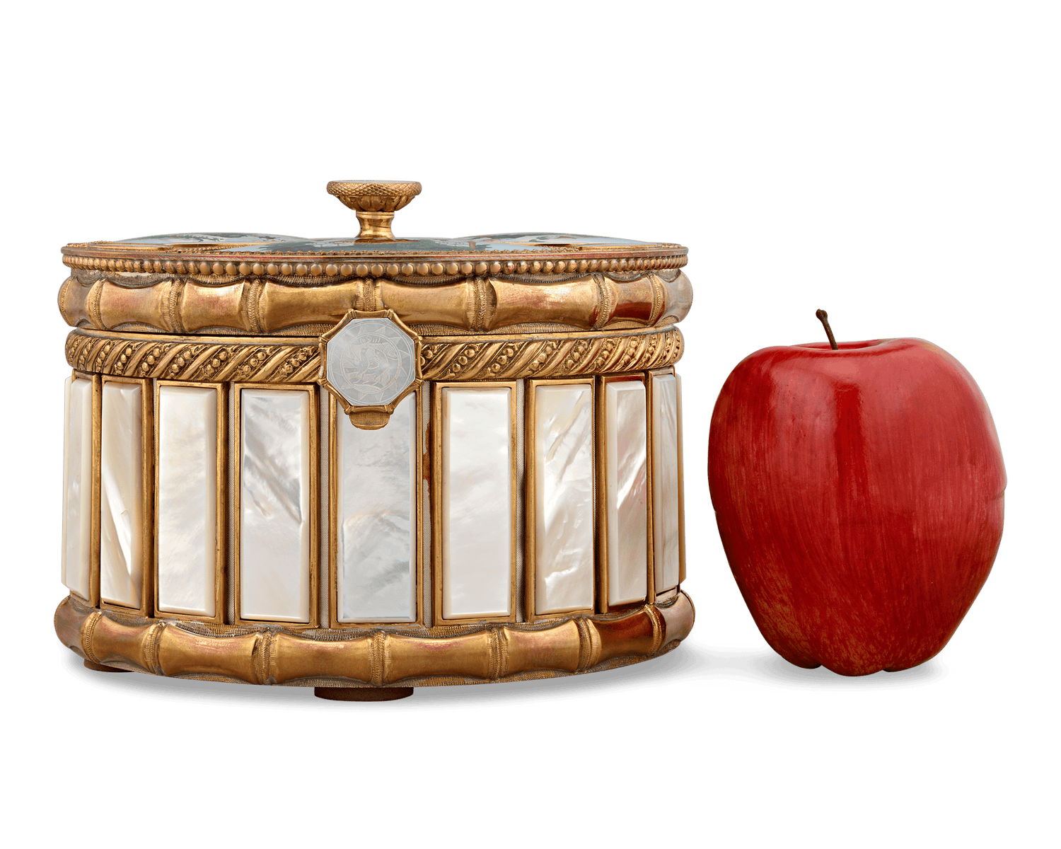 Palais-Royal Mother-of-Pearl Perfume Box and Flasks