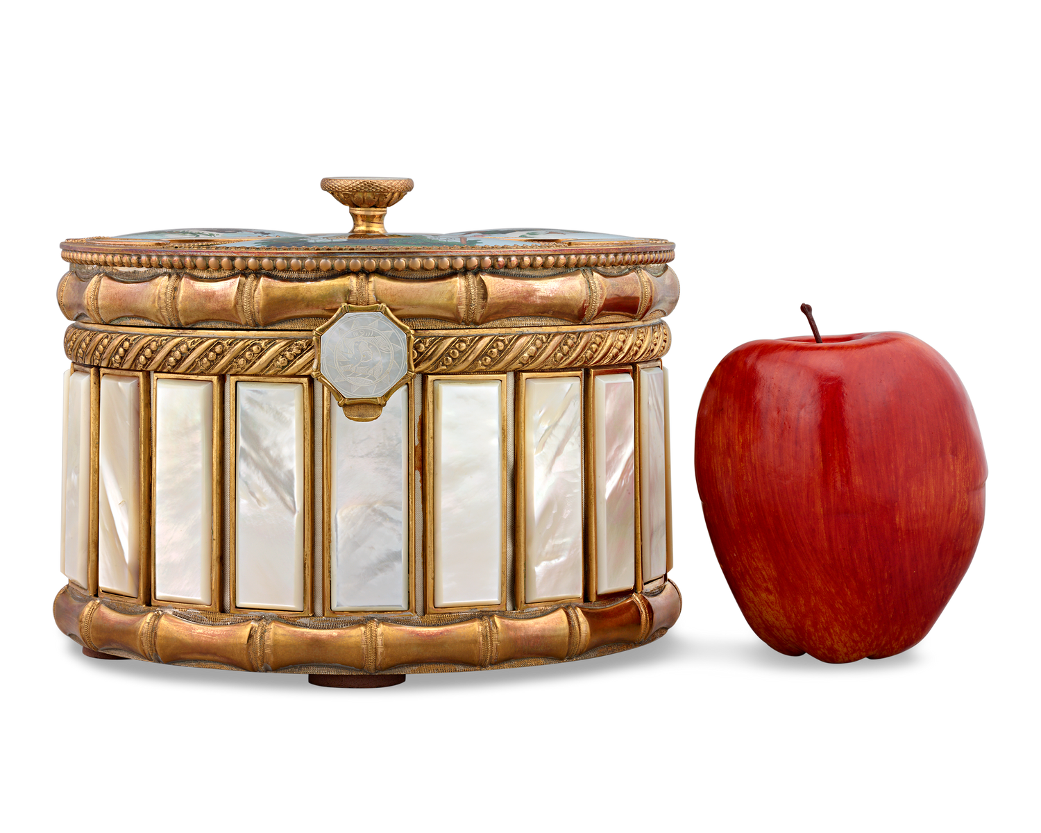 Palais-Royal Mother-of-Pearl Perfume Box and Flasks