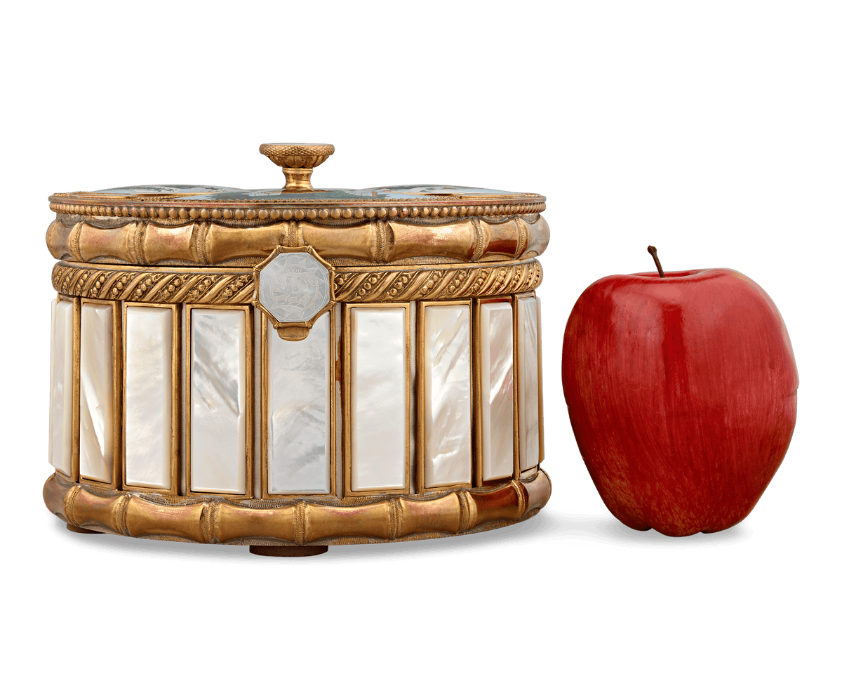 Palais-Royal Mother-of-Pearl Perfume Box and Flasks