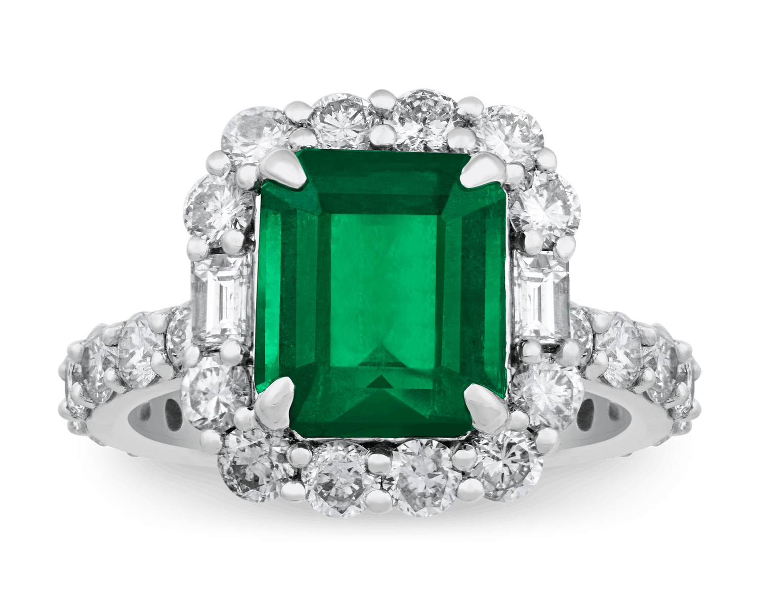 Zambian Emerald Ring, 3.32 Carats