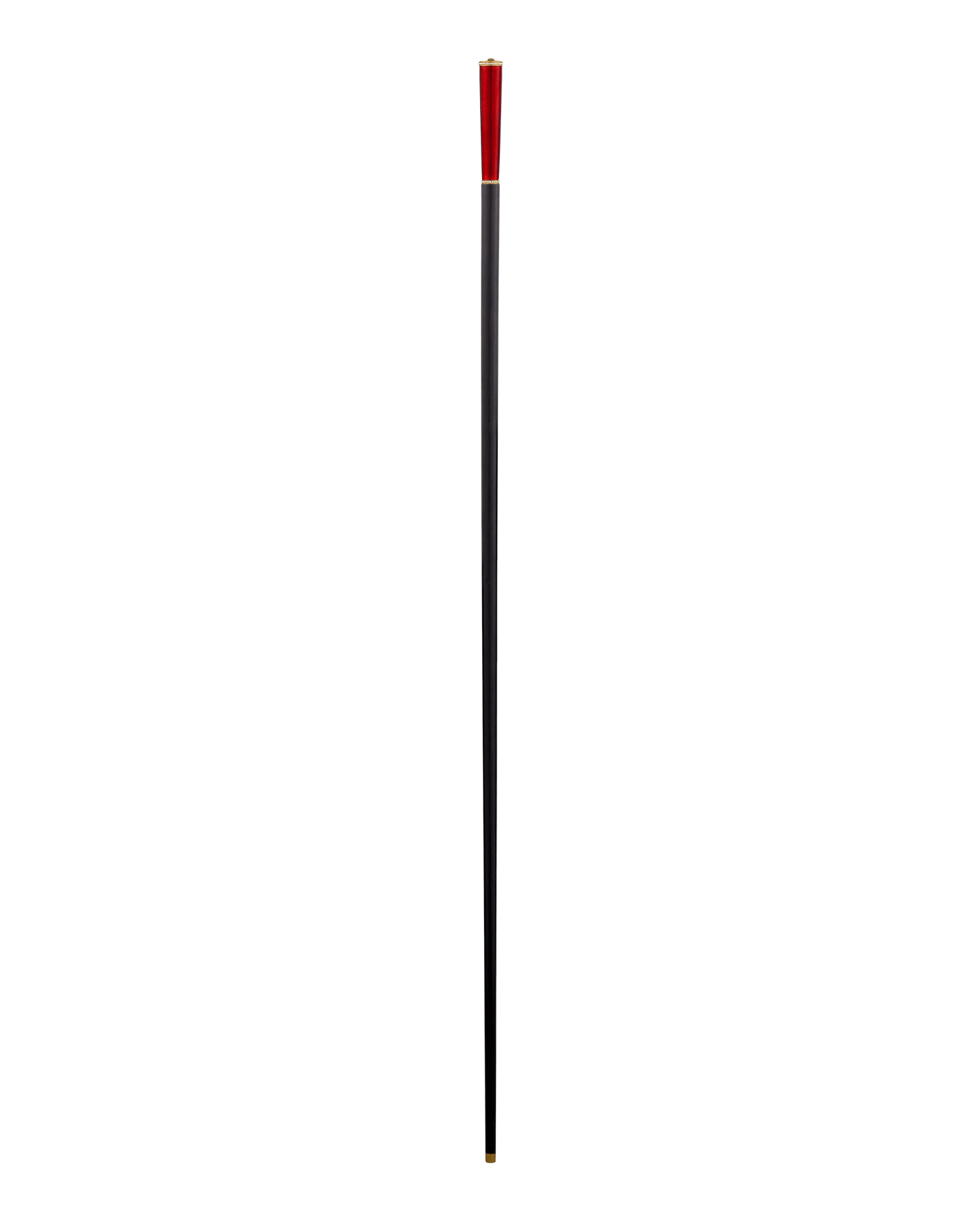 Fabergé Red Guilloché Enamel Cane