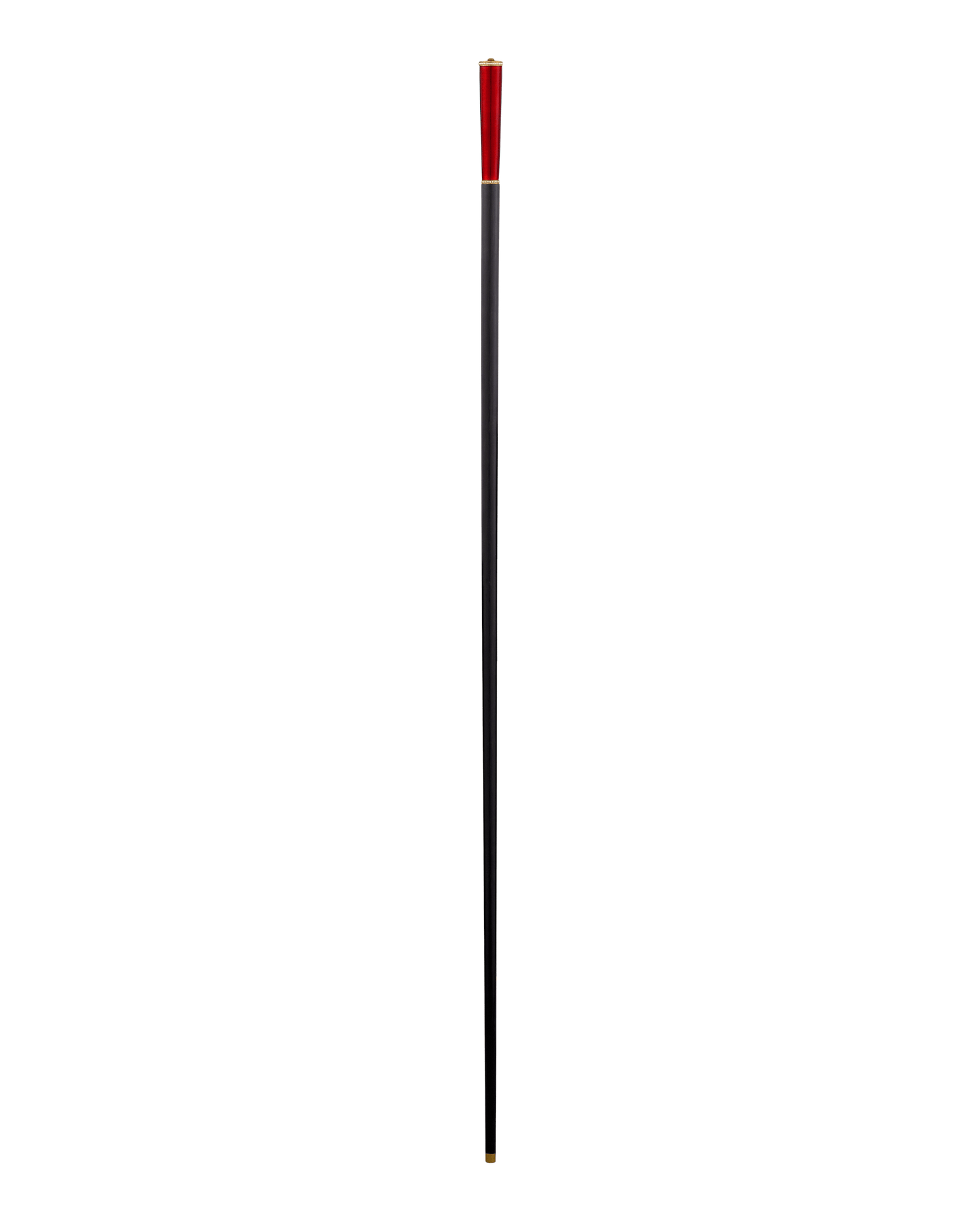 Fabergé Red Guilloché Enamel Cane