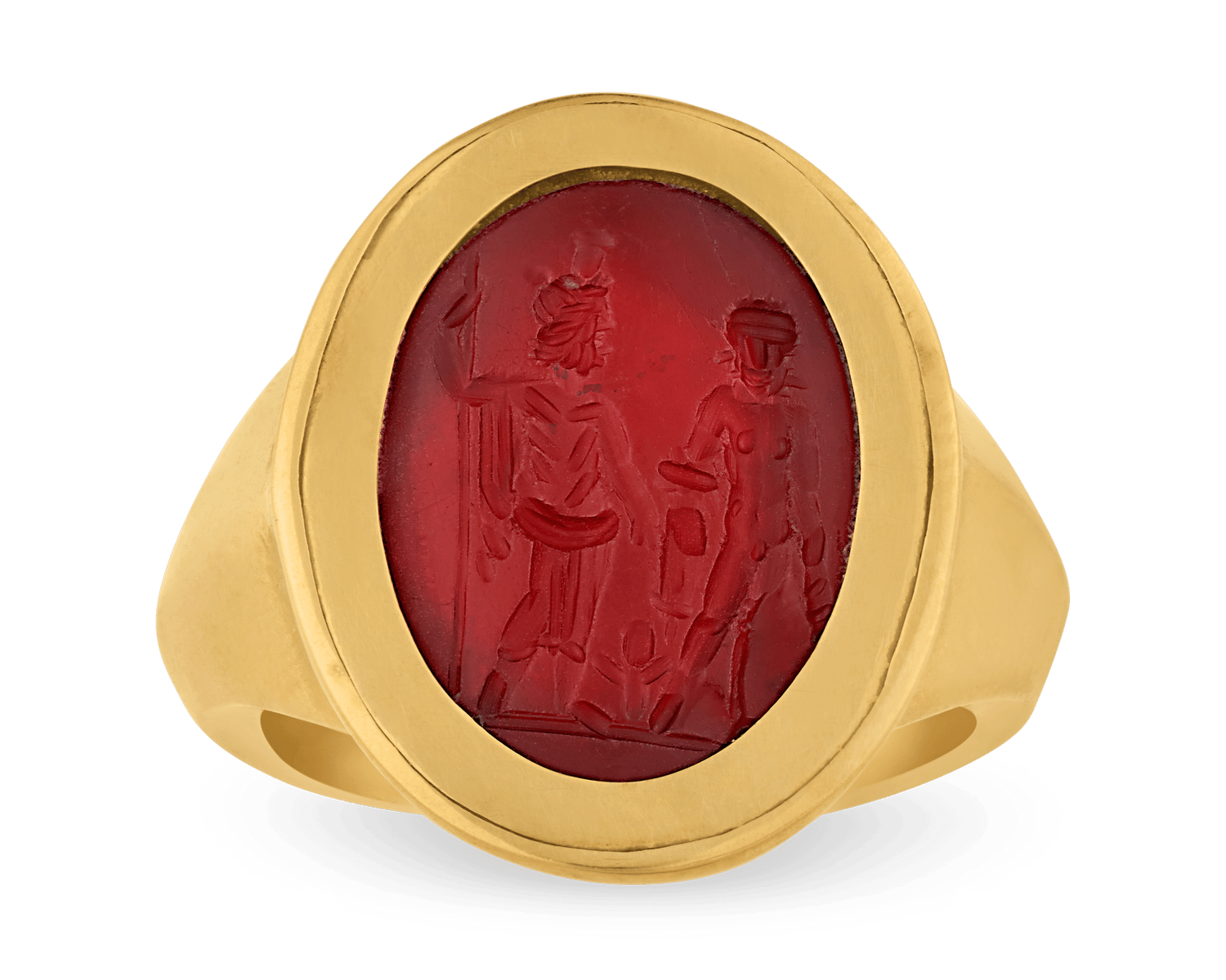 Roman Intaglio Carnelian Ring