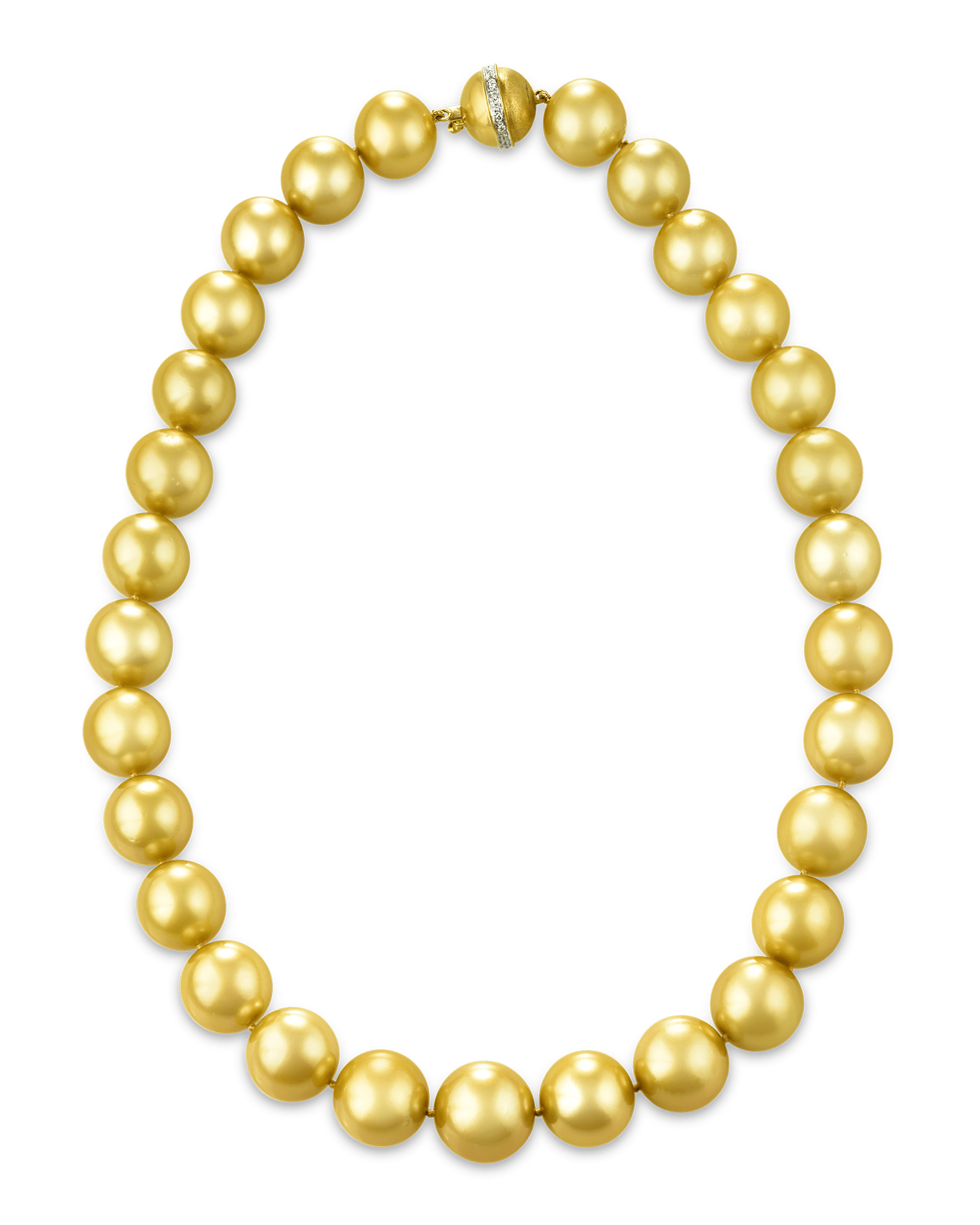 Golden South Sea Pearl Necklace