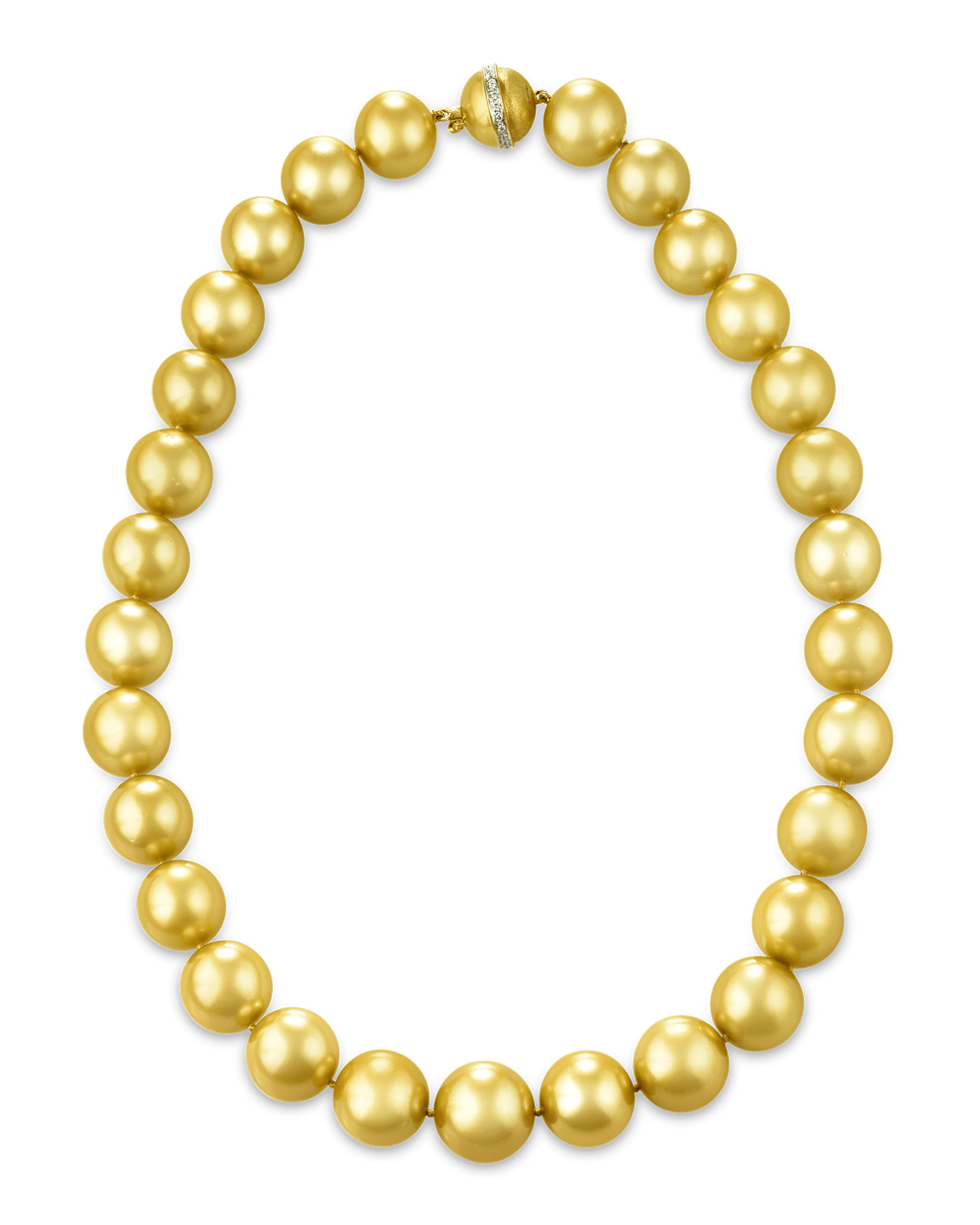 Golden South Sea Pearl Necklace