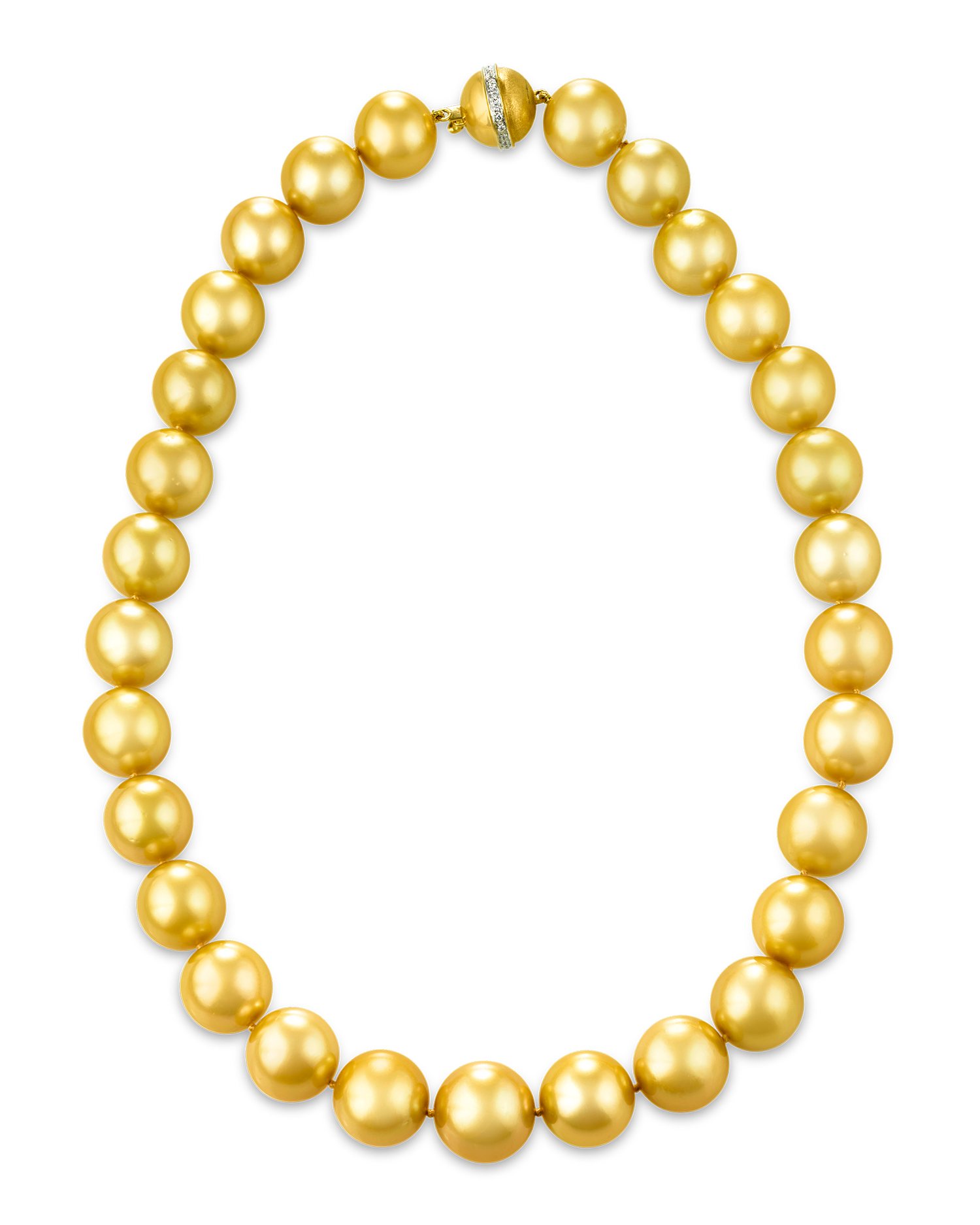 Golden South Sea Pearl Necklace