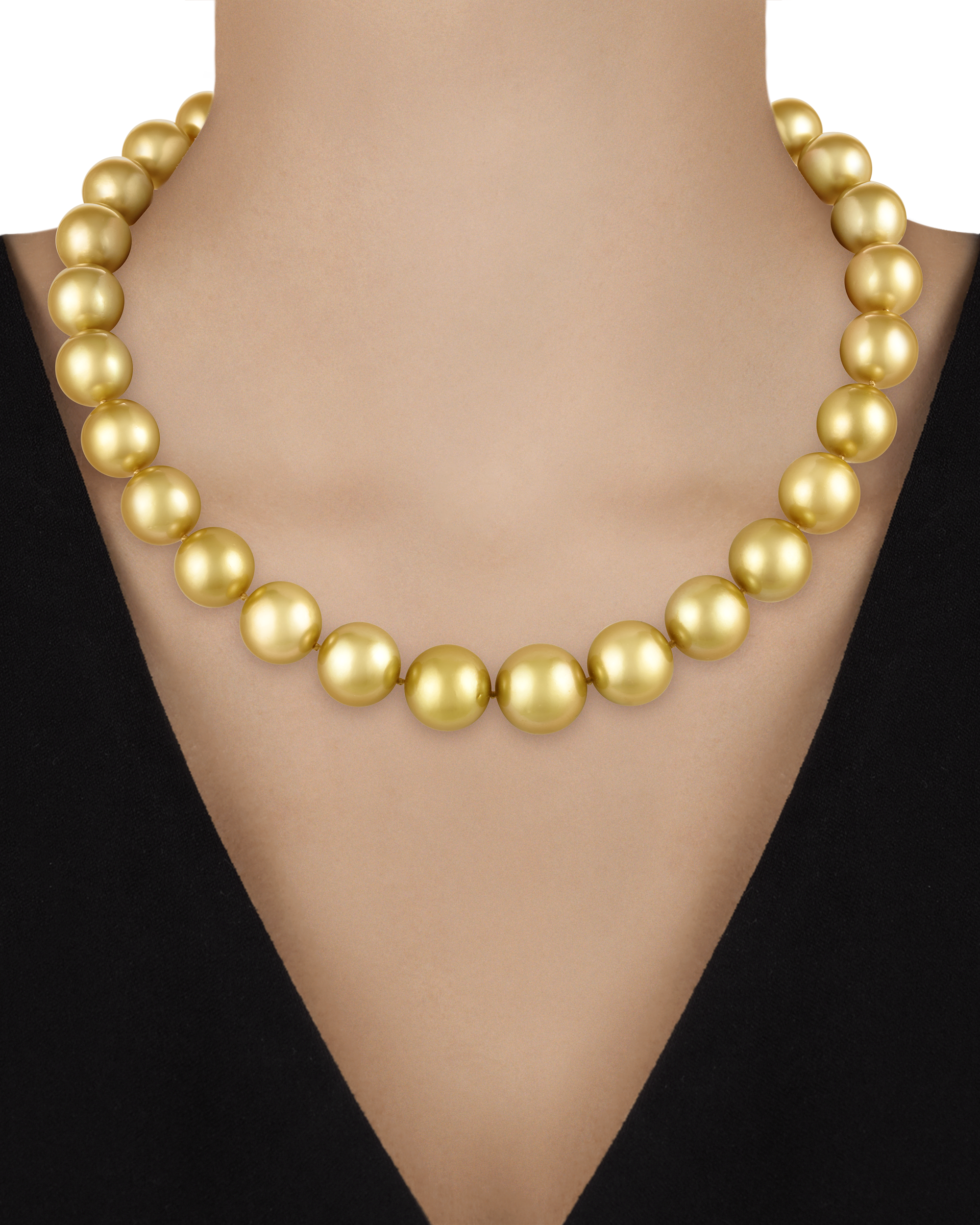 Golden South Sea Pearl Necklace