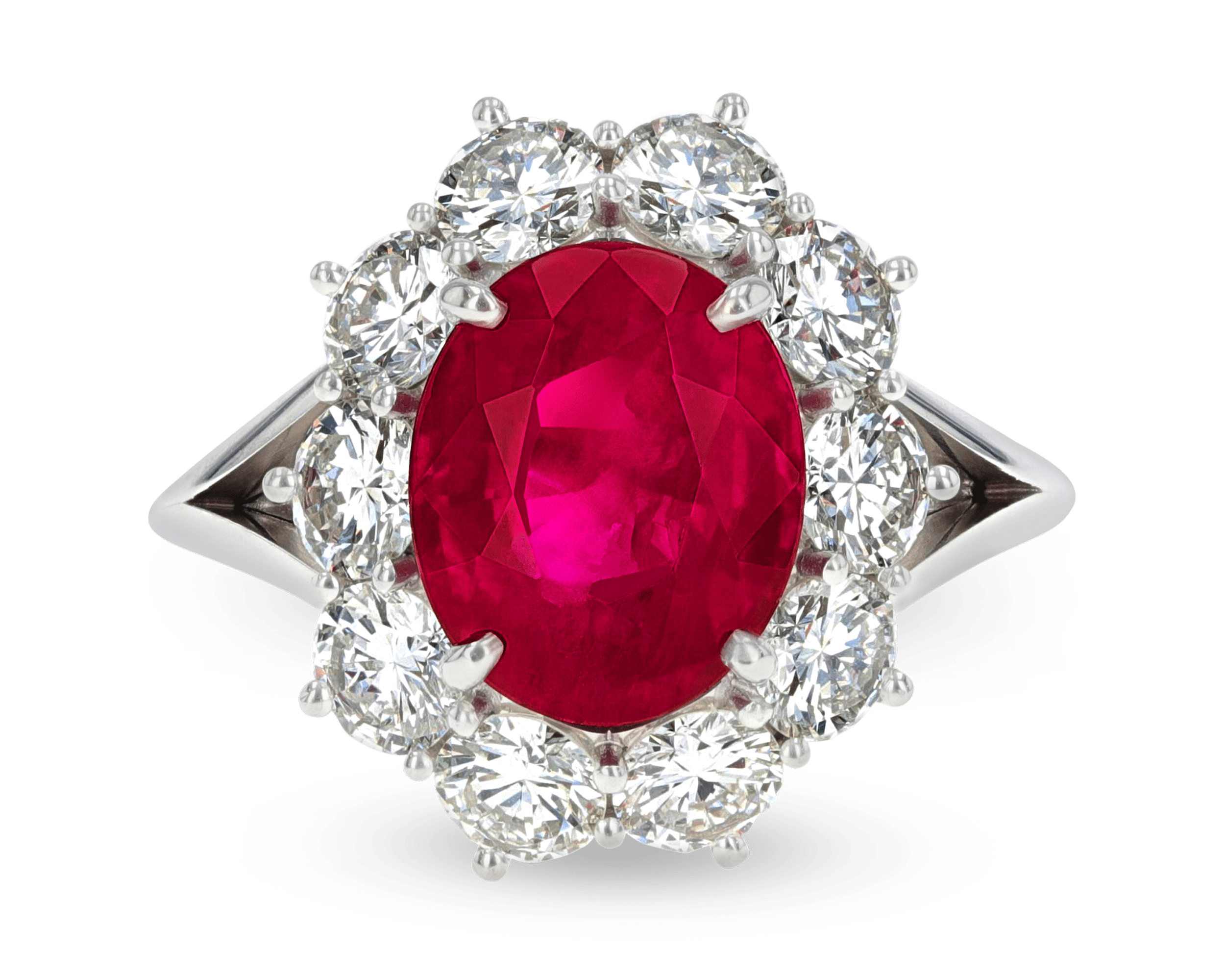 Burma Ruby Ring, 4.01 Carats