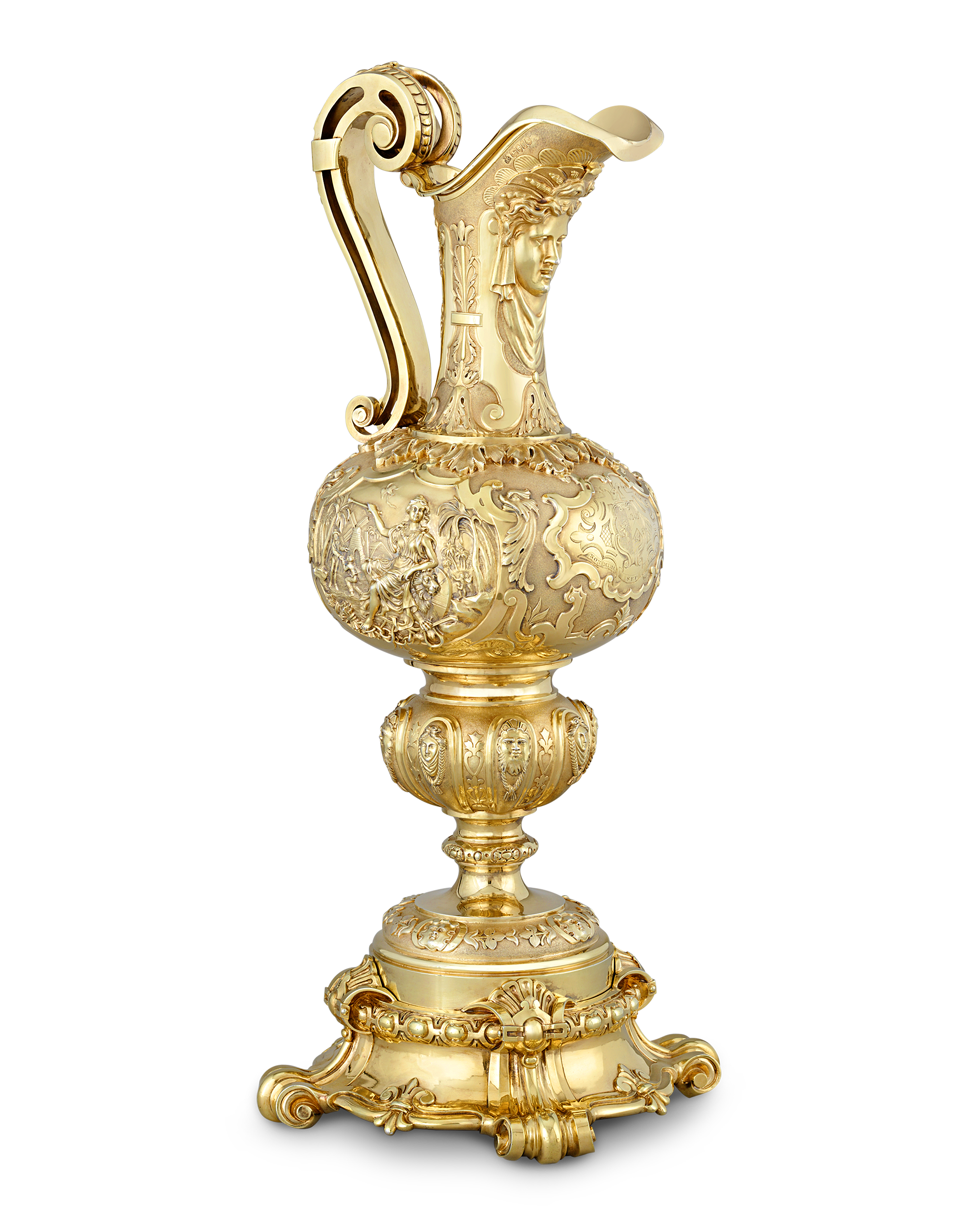 Silver-Gilt Presentation Ewer by R. & S. Garrard