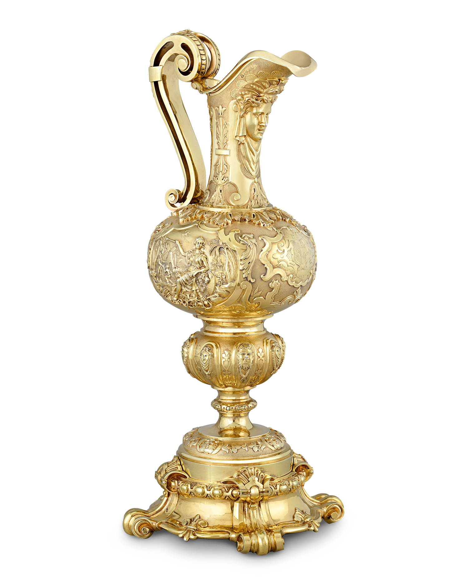 Silver-Gilt Presentation Ewer by R. & S. Garrard